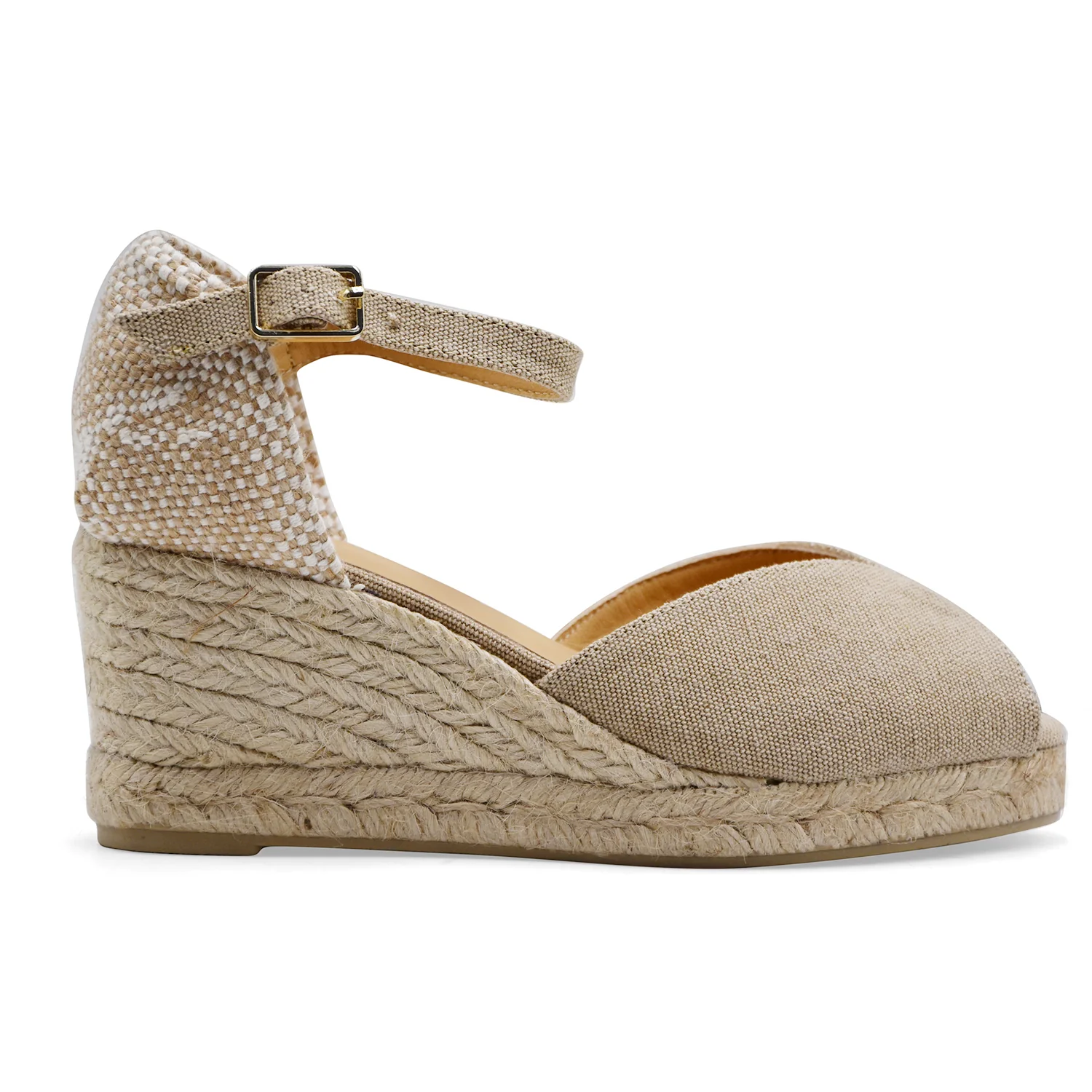 Sandali Donna Castañer Sand Cinturino Regolabile Made In Spain