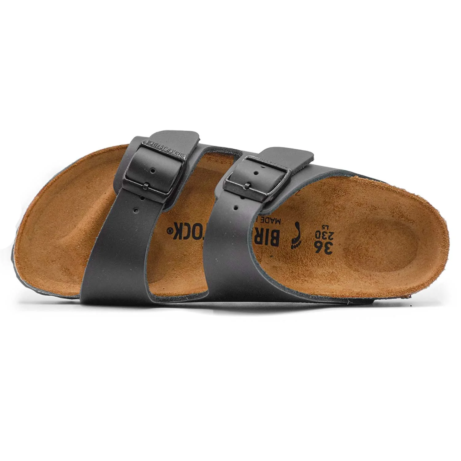Sandali Arizona BS Birkenstock Donna Nero Dalla Calzata Stretta - Image 3