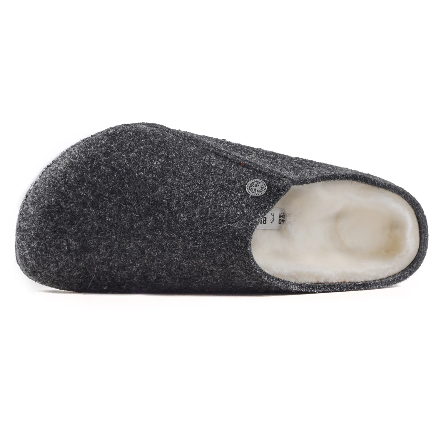 Birkenstock Sabot Zermatt Uomo Grigio Plantare Intercambiabile - Image 2