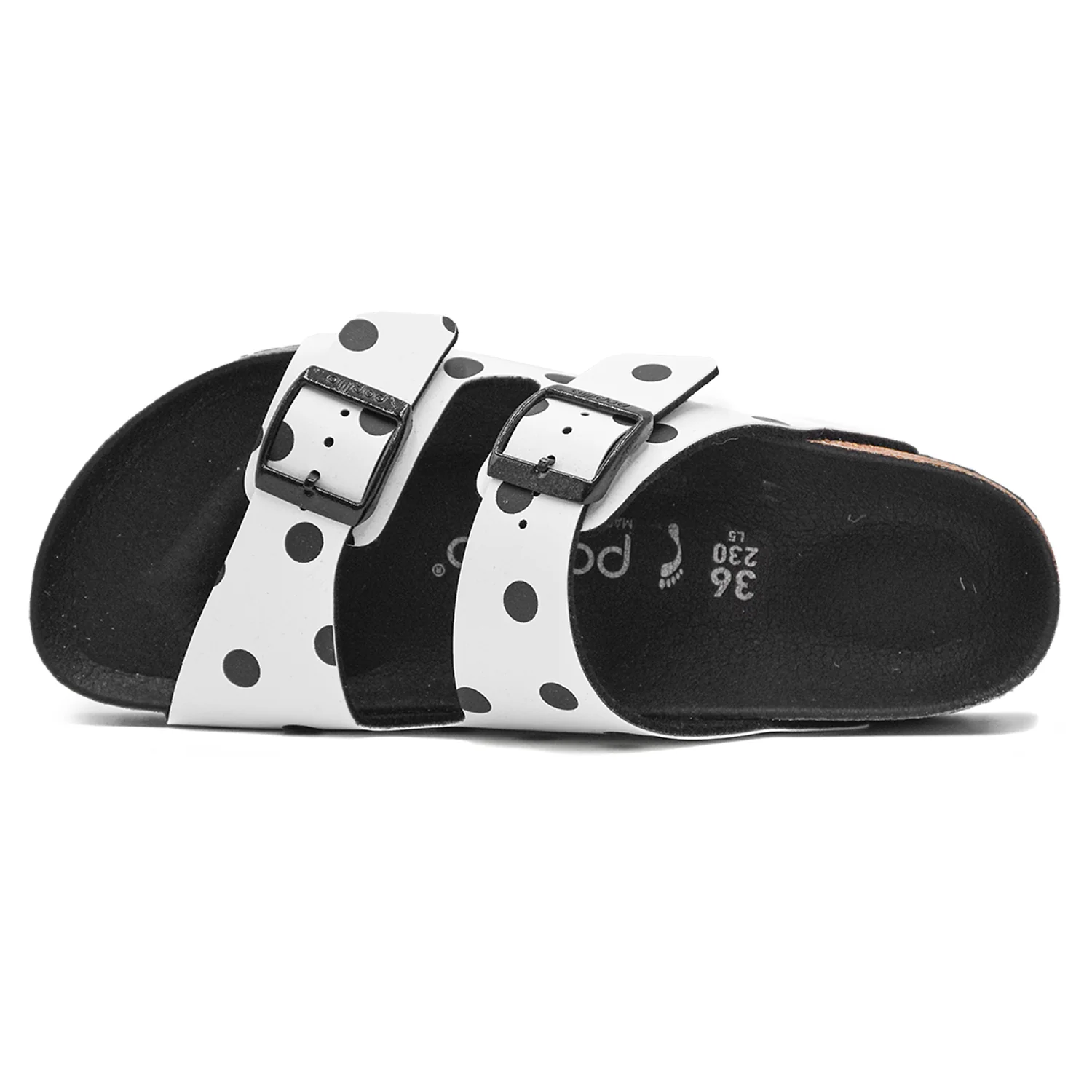Birkenstock Papillio Sandali Donna Bianco Nero Plateau Alla Moda - Image 4
