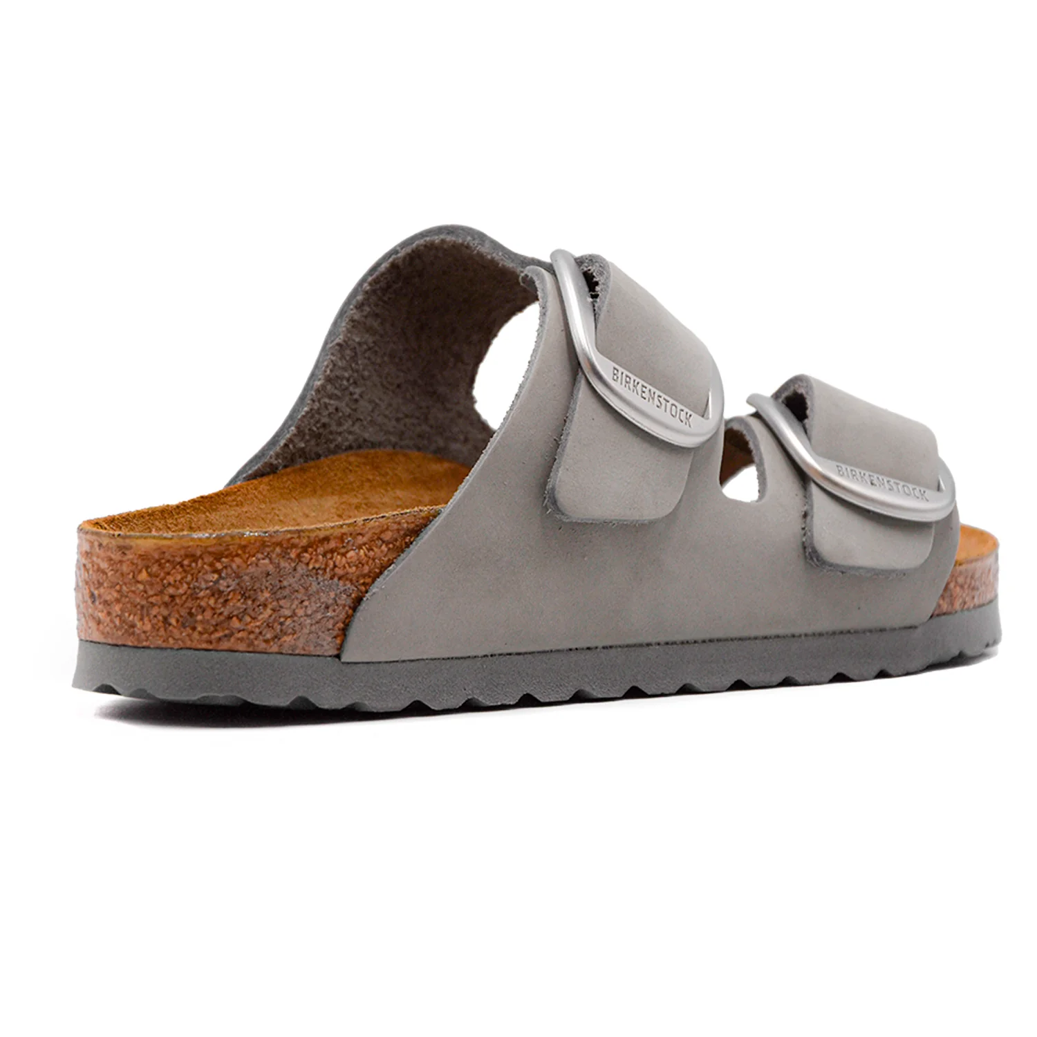 Birkenstock Arizona Big Buckle Sandali Donna Grigio Tomaia Nabuk - Image 4