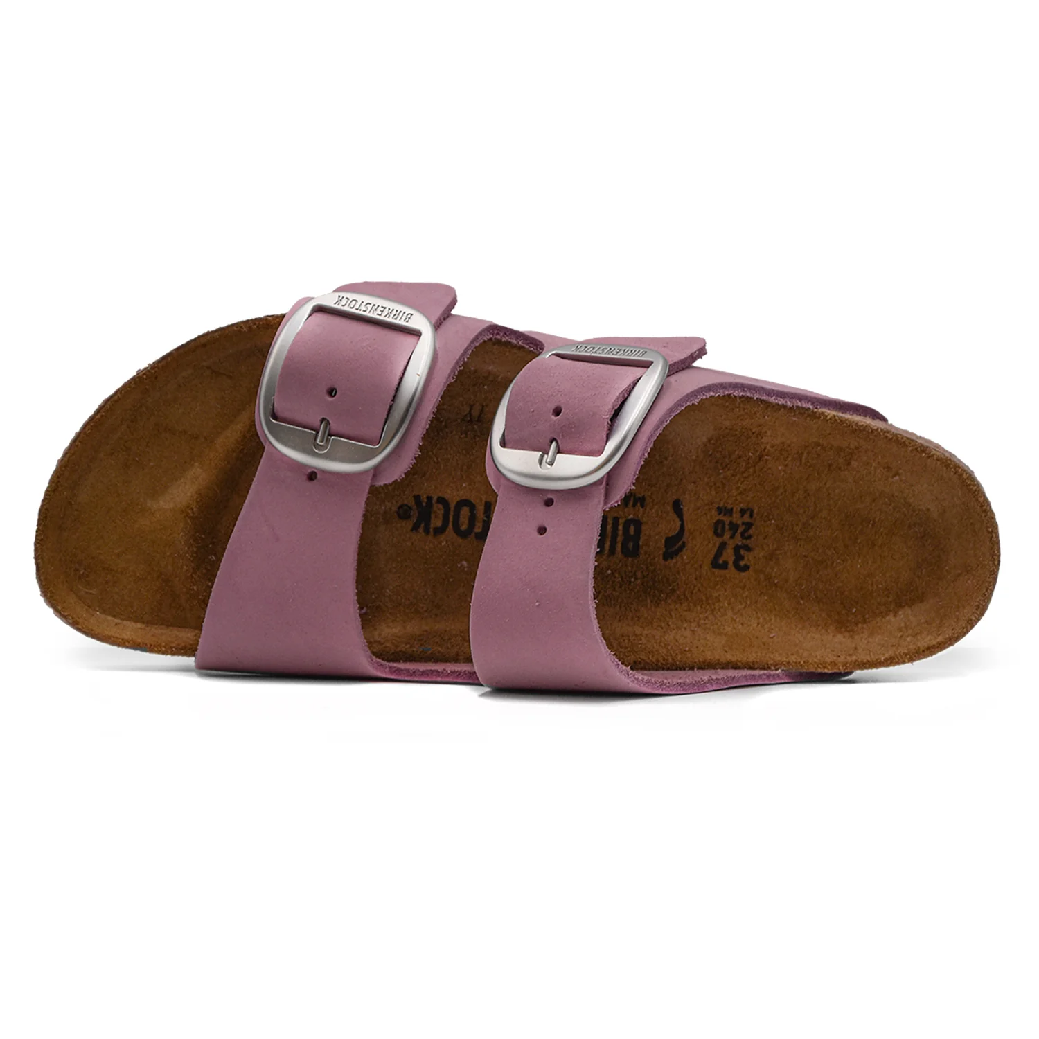 Sandali Birkenstock Arizona Big Buckle Rosa Donna Fibbie Eleganti - Image 2