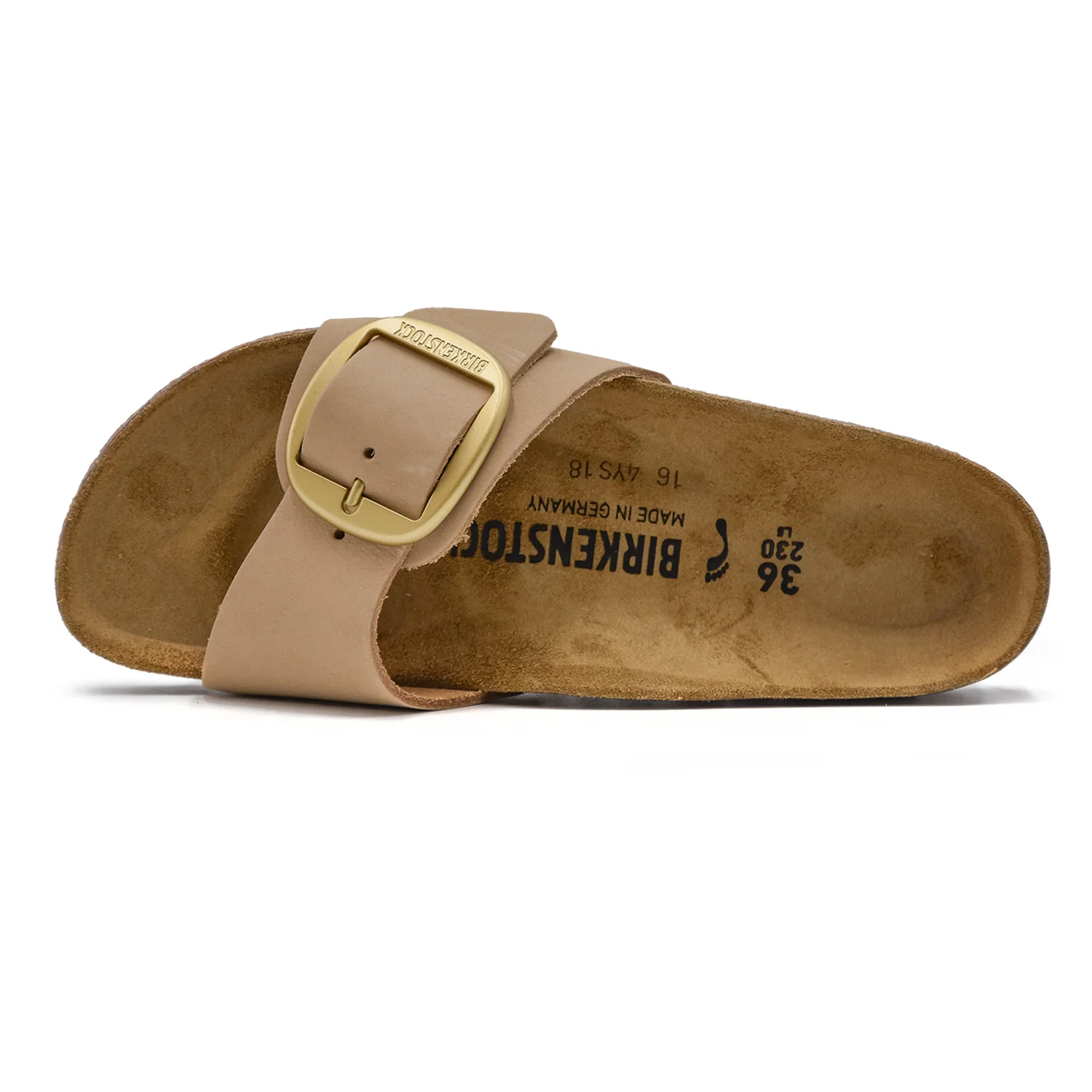 Sandali Beige Donna Madrid Bick Buckle Donna Fibbia A Contrasto - Image 3