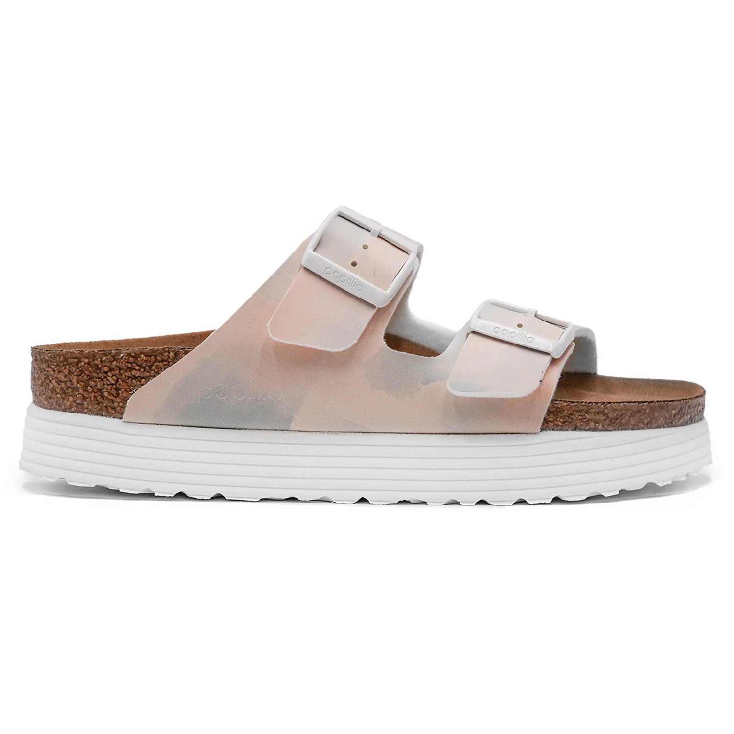 Birkenstock Papillio Sandali Arizona Donna Rosa Motivo Acquerello