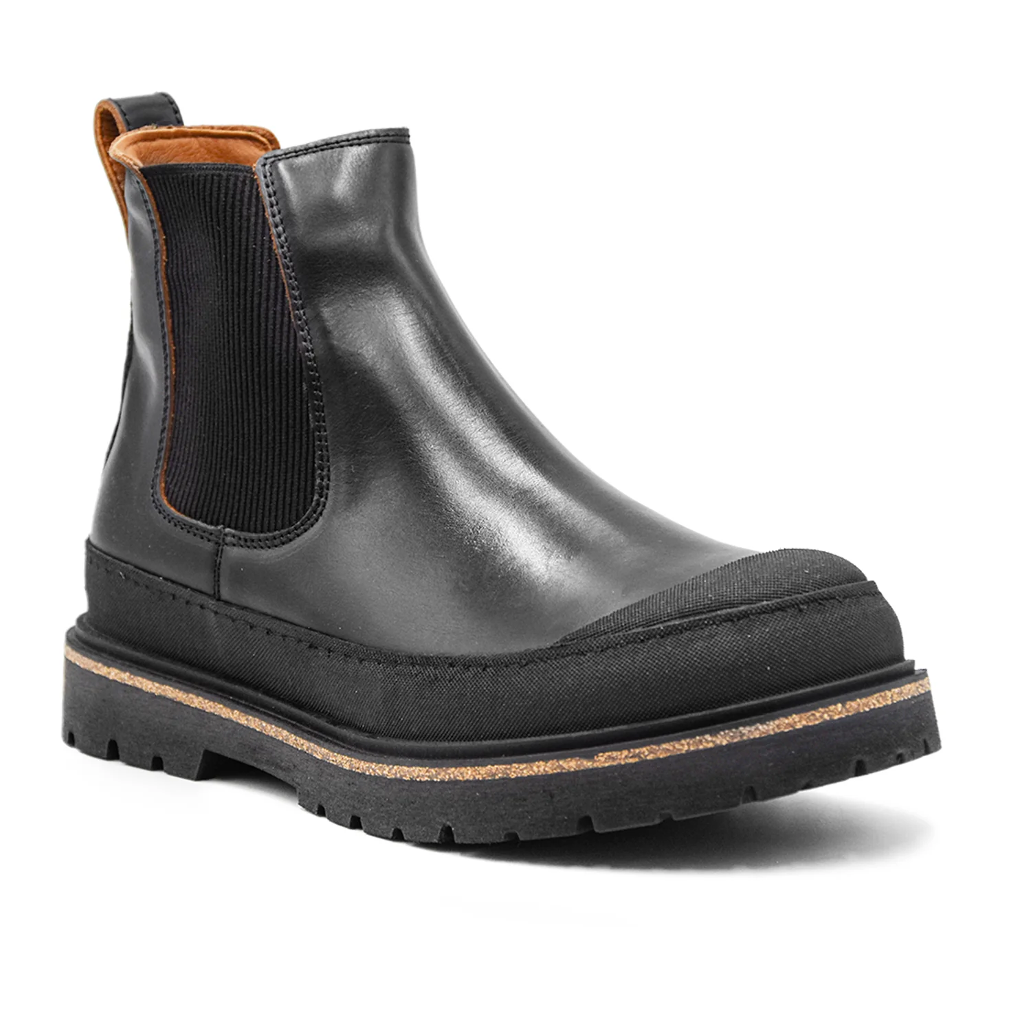 Beatles Birkenstock Uomo Mod. Prescott Nero Dal Design Pull On - Image 4