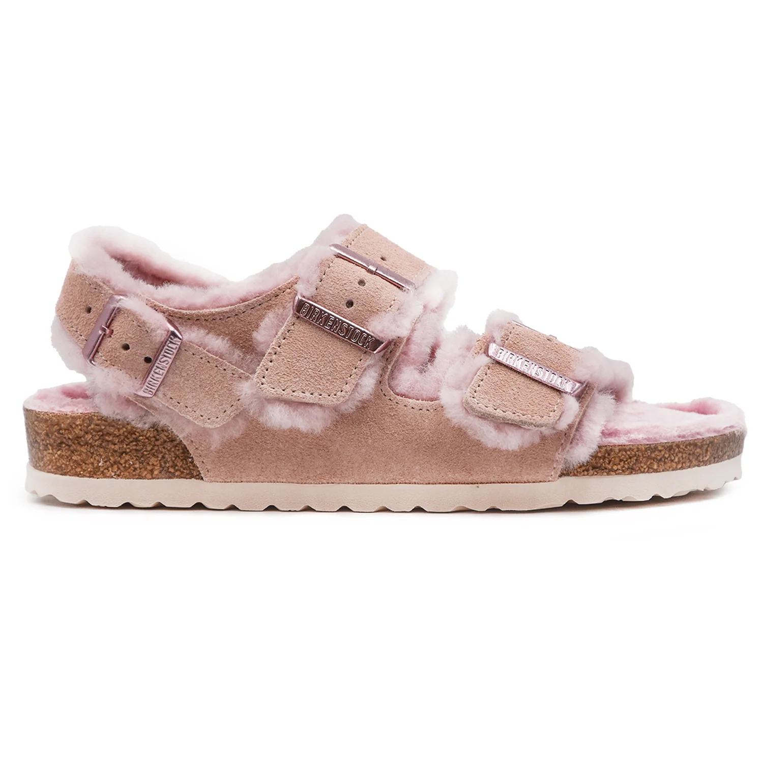 Birkenstock Milano Sandali Birkenstock Rosa Interno Tono Su Tono