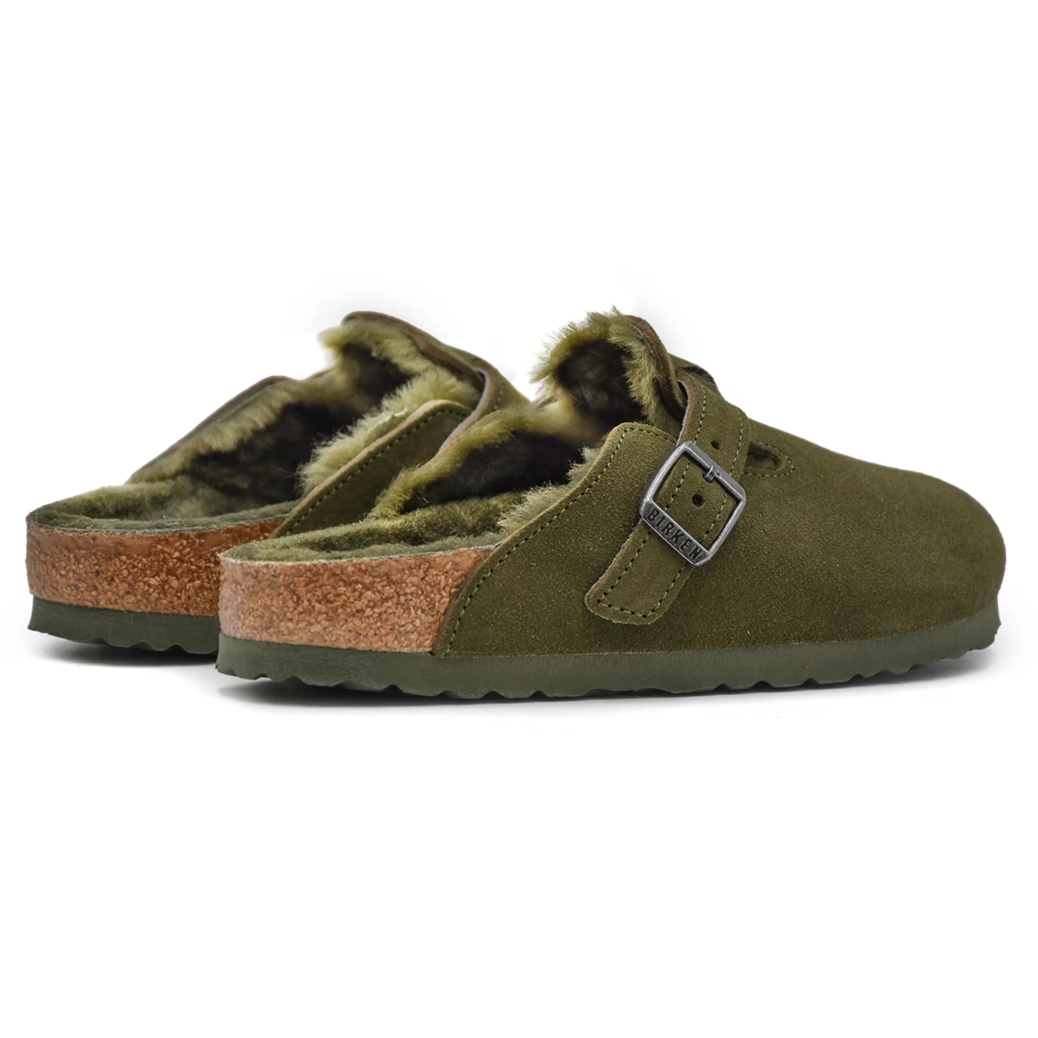 Sabot Birkenstock Boston Shearling Timo Piedi Caldi Con Stile Donna - Image 3