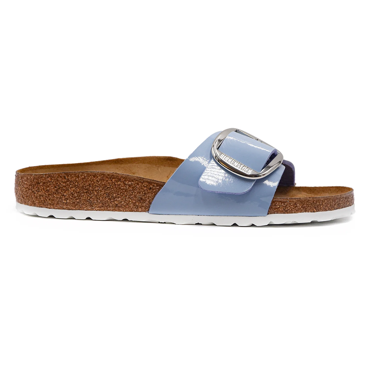 Sandali Madrid Azzurro Laccato Birkenstock Donna Calzata Stretta