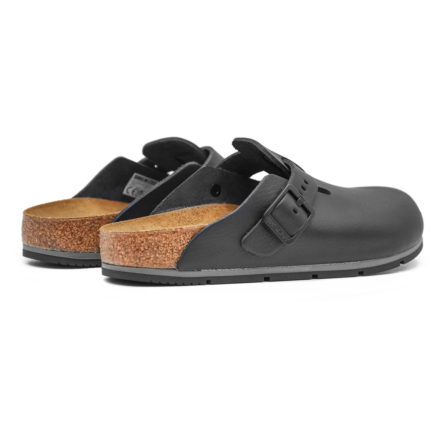 Birkenstock Boston PRO Sabot Nero Con Suola Intermedia Donna - Image 3