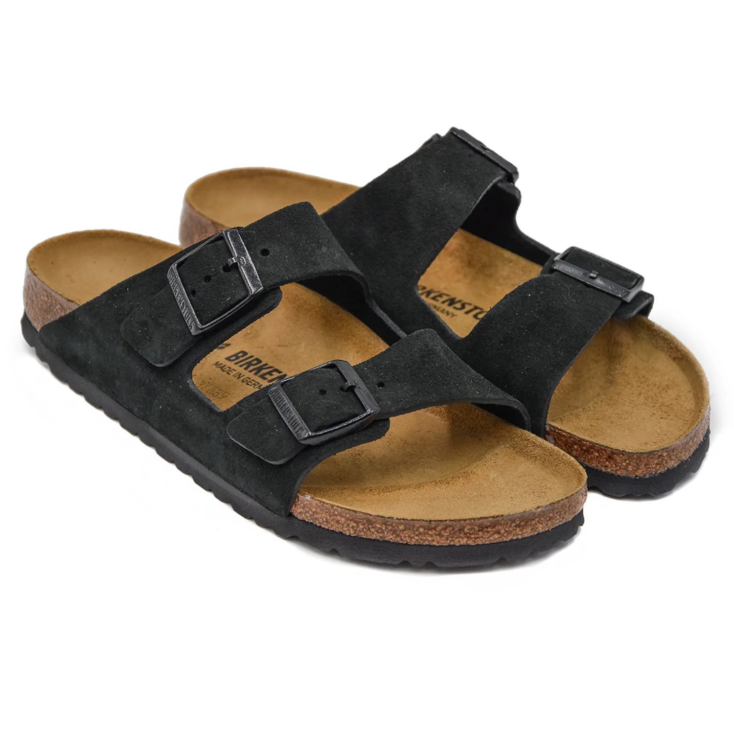 Birkenstock Arizona BS Sandali Uomo Nero Dalla Calzata Stretta - Image 2