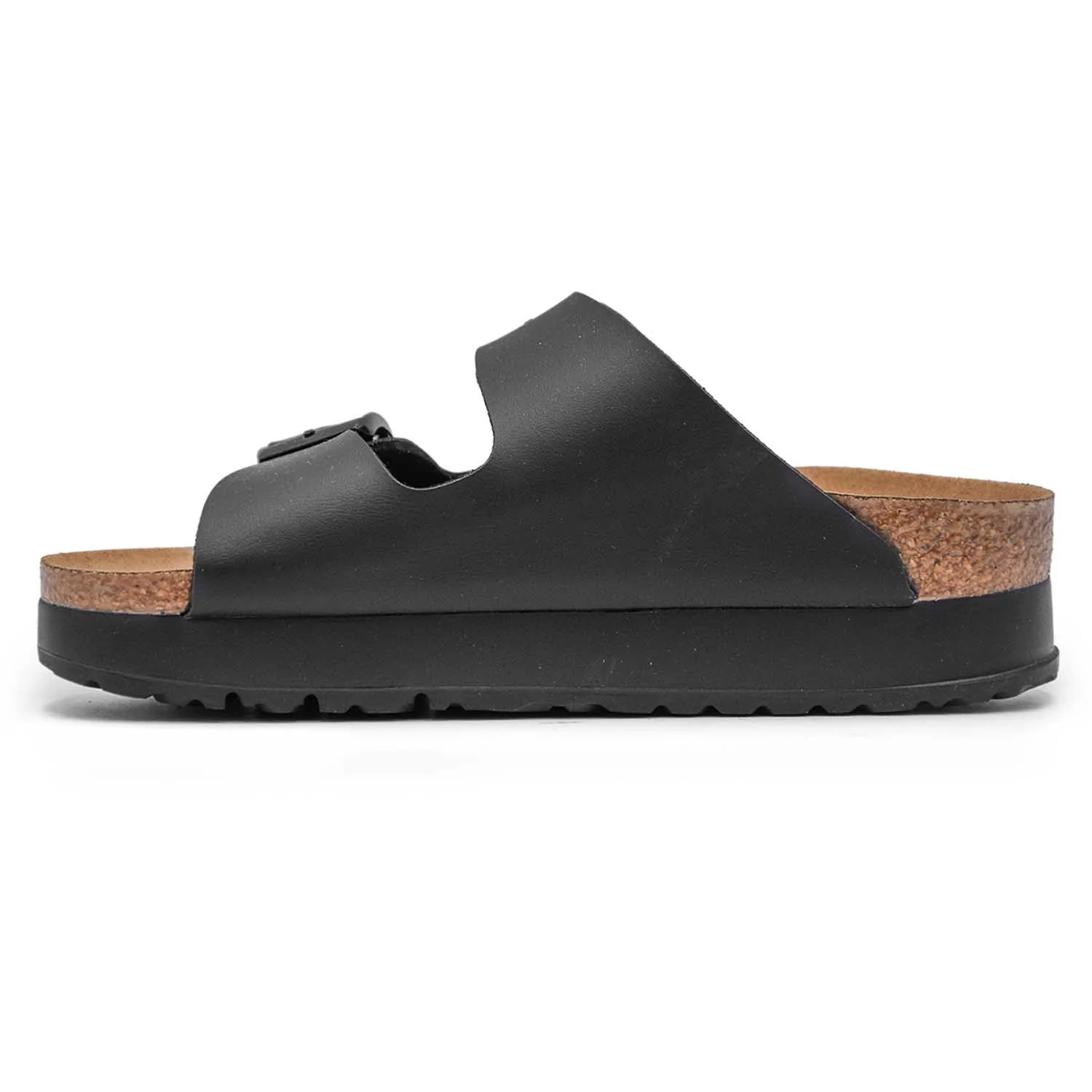 Birkenstock Papillio Sandali Pap Flex Donna Nero Zeppa Alla Moda - Image 4