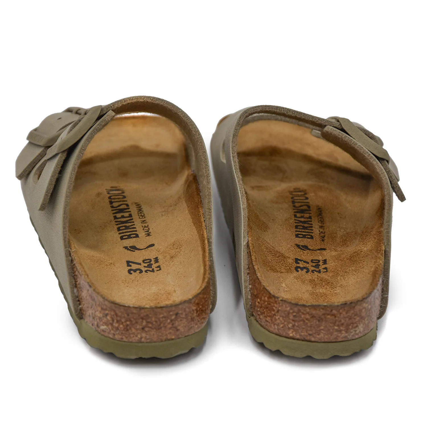 Sandali Birkenstock Arizona BS Donna Verde Khaki Stile Iconico - Image 4