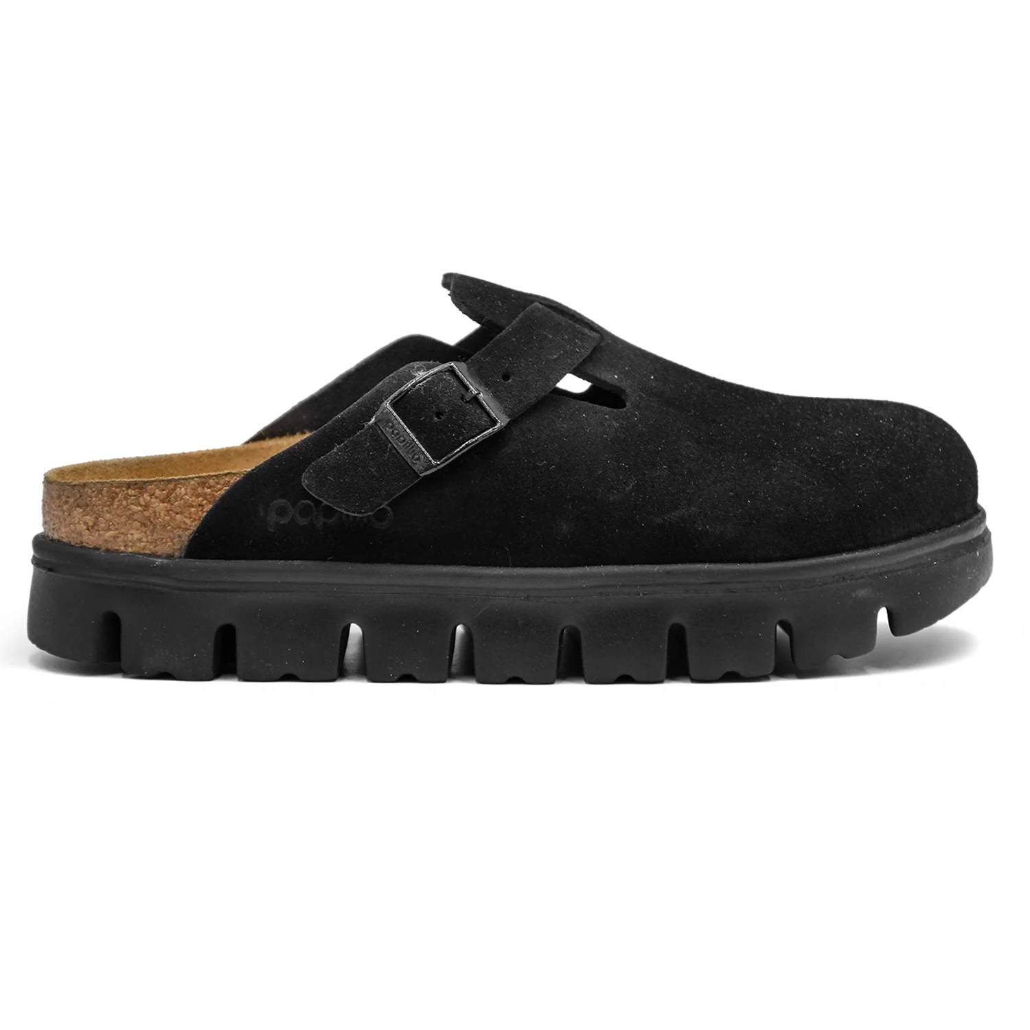 Sabot Birkenstock Boston Papillio Chunky Donna Nero Variazione