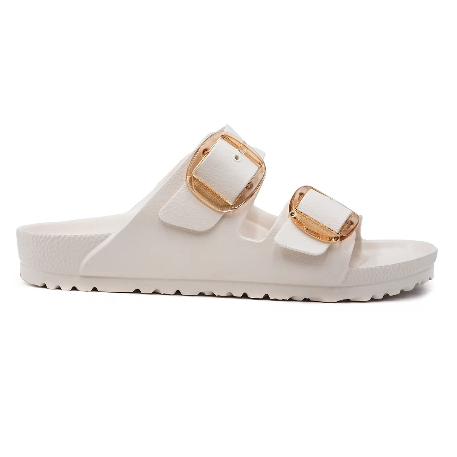Sandali Birkenstock Donna Arizona Big Buckle EVA Panna Leggere