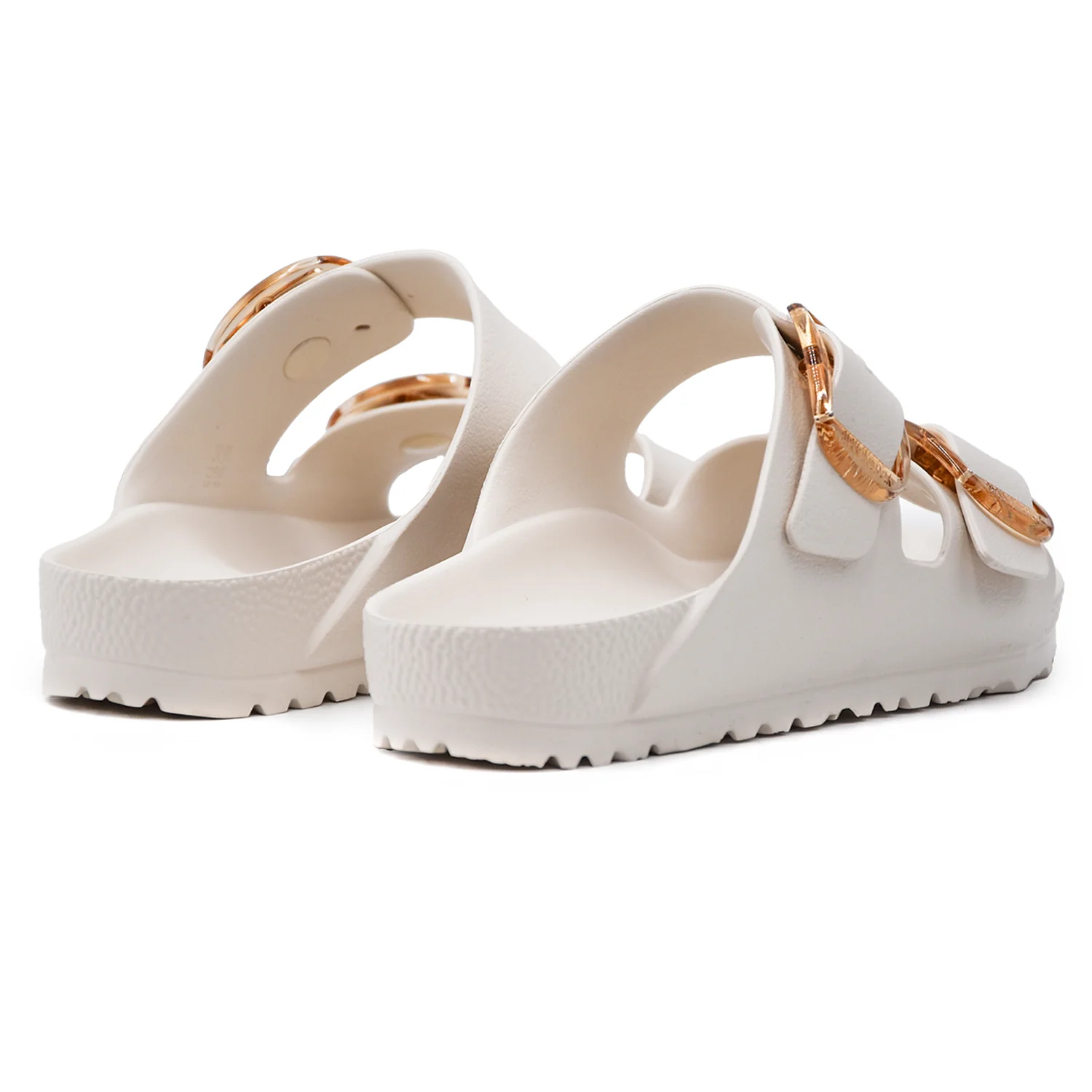 Sandali Birkenstock Donna Arizona Big Buckle EVA Panna Leggere - Image 4