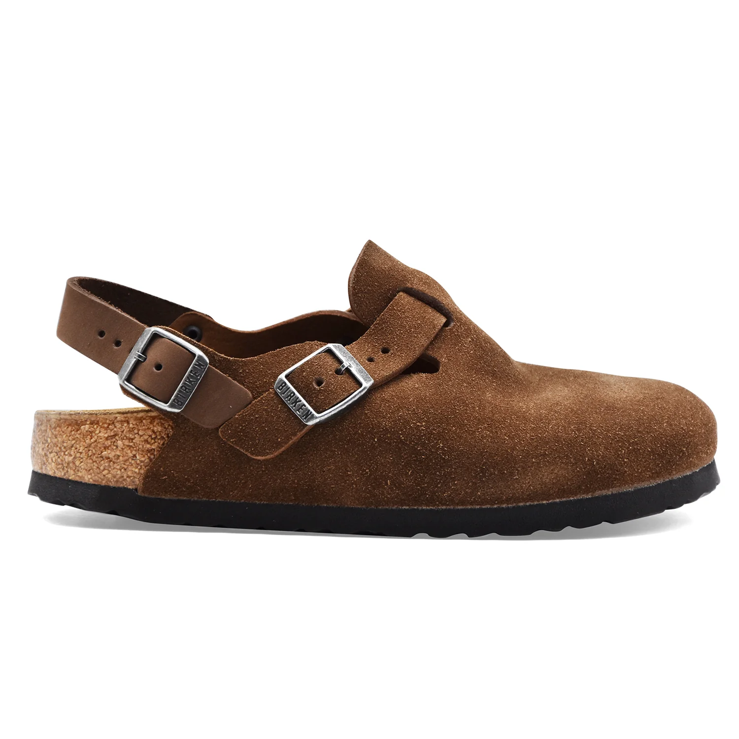 Sandali Birkenstock Tokio II Pelle Scamosciata Marrone Carafe