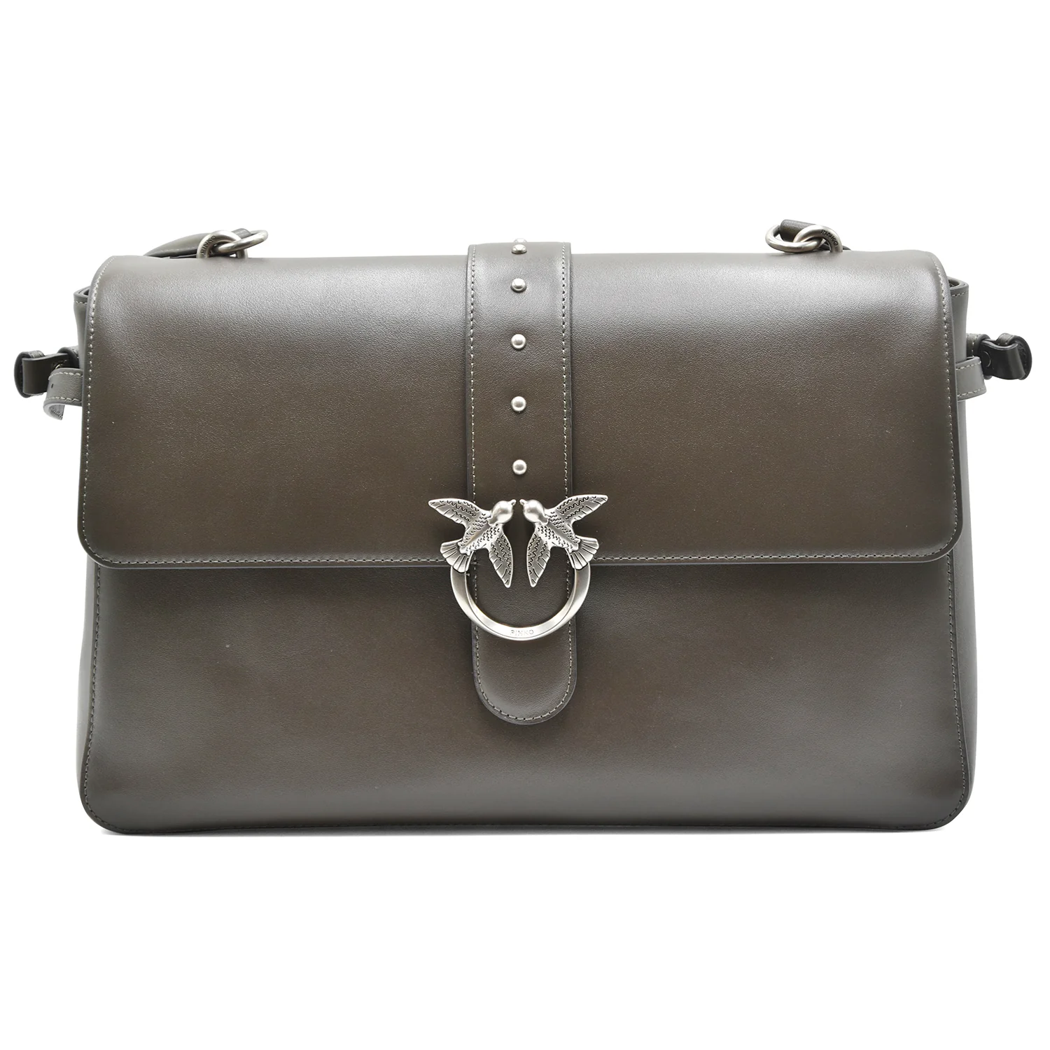 Borsa Pinko Donna In Pelle Color Fango Love One Extra Slouchy