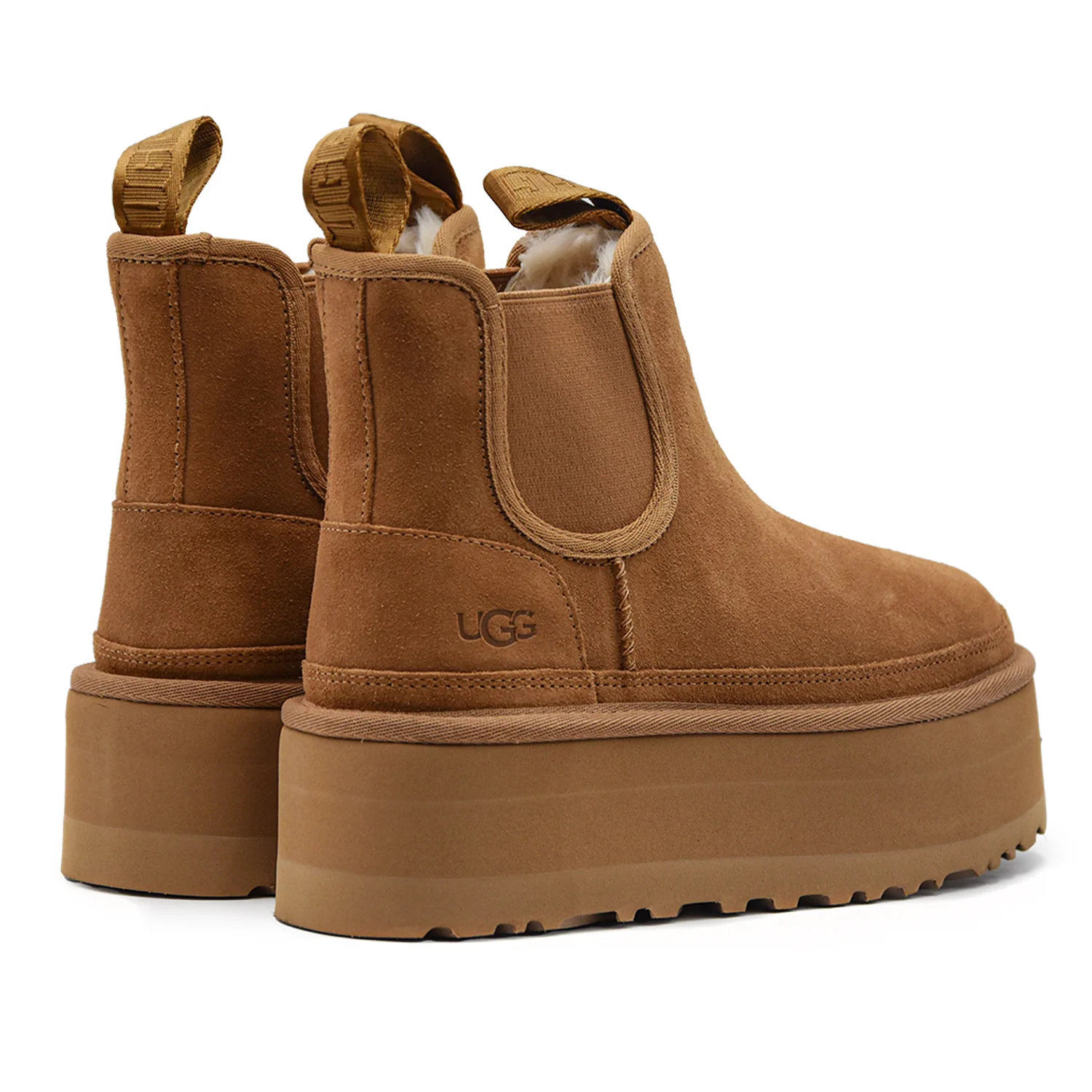 Ugg Neumel Platform Stivaletti Chestnut Godet Per Entrata Donna - Image 4