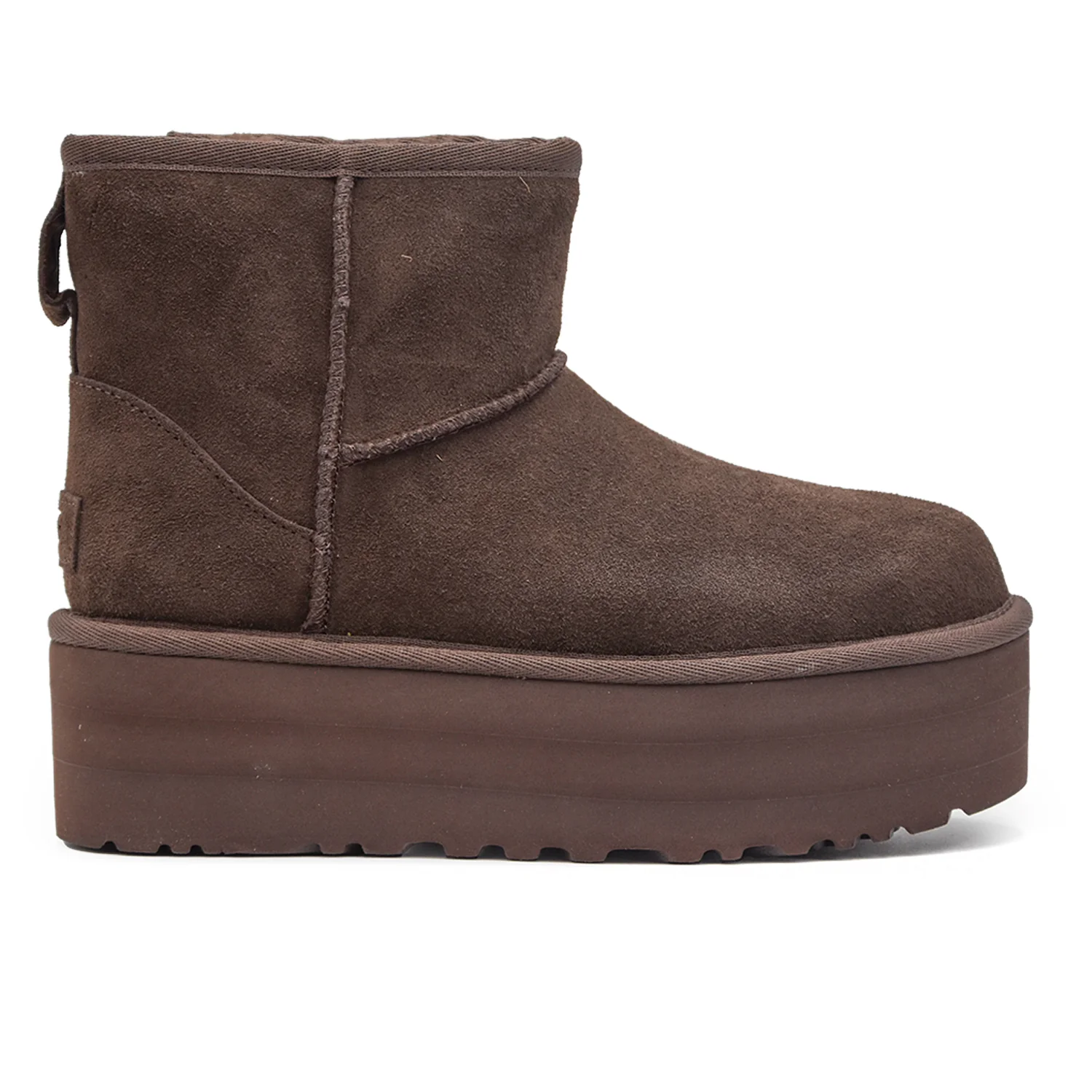 Stivaletti Ugg Classic Mini Platform Donna Marrone Con Lana