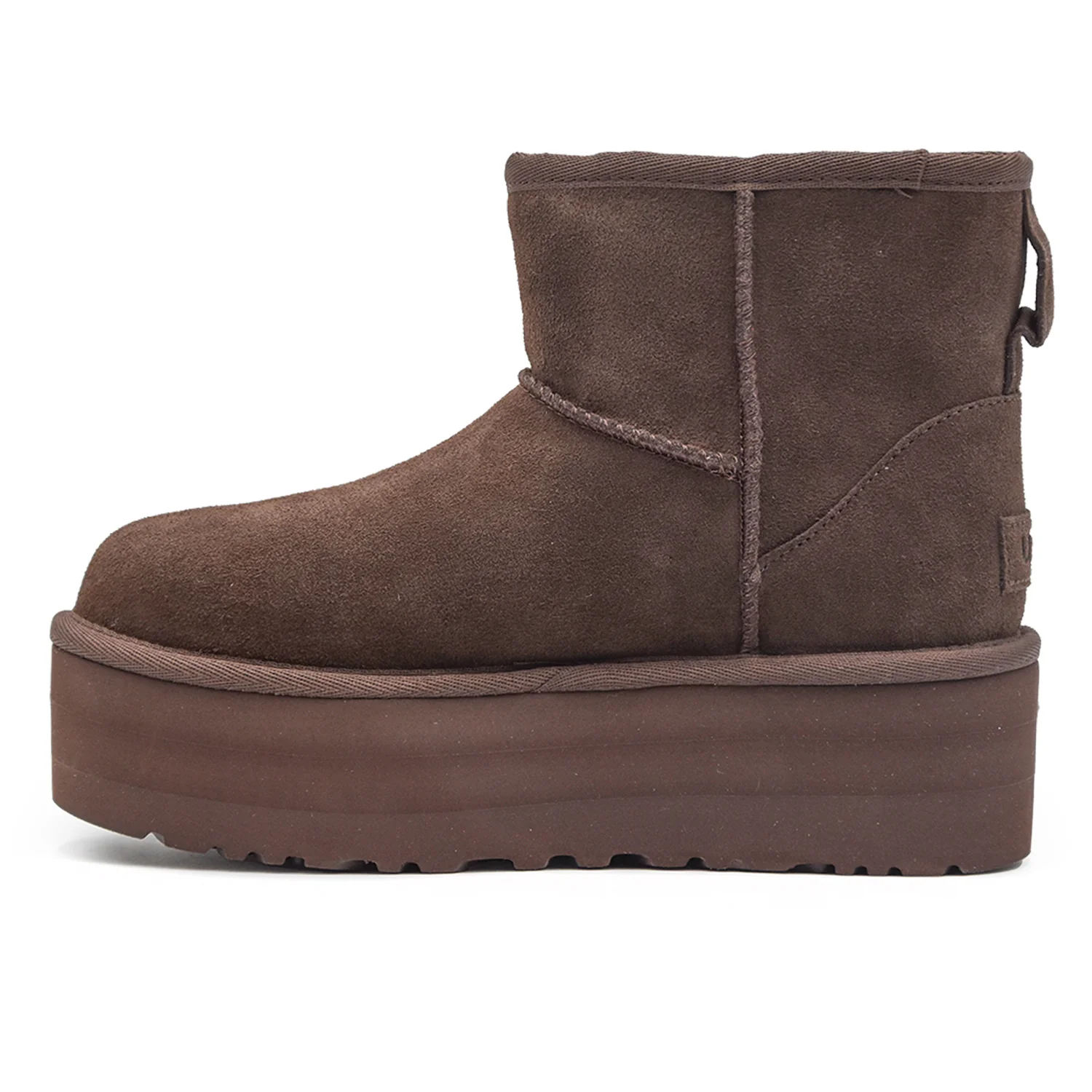 Stivaletti Ugg Classic Mini Platform Donna Marrone Con Lana - Image 2