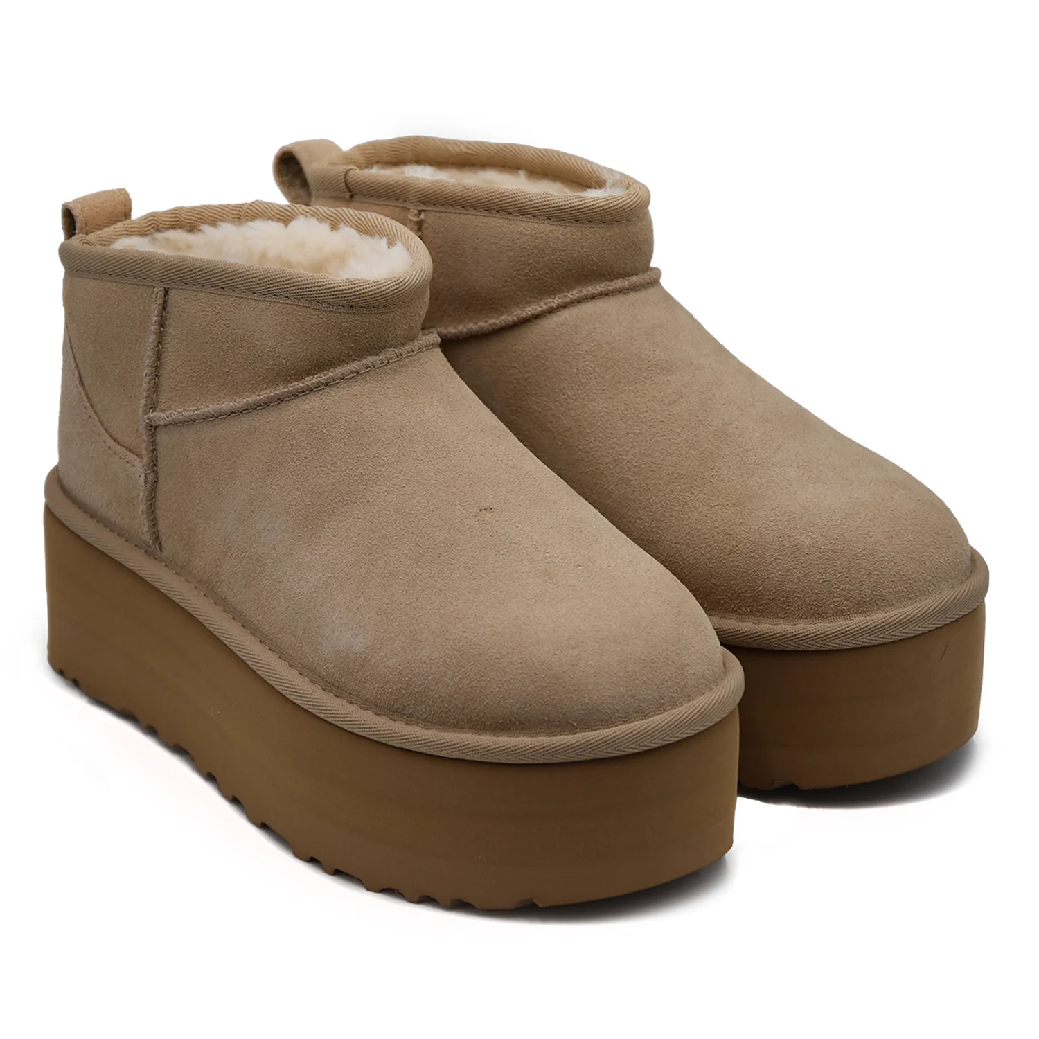 Ugg Ultra Mini Platform Stivaletti Sand Suola Di Tendenza Donna - Image 2