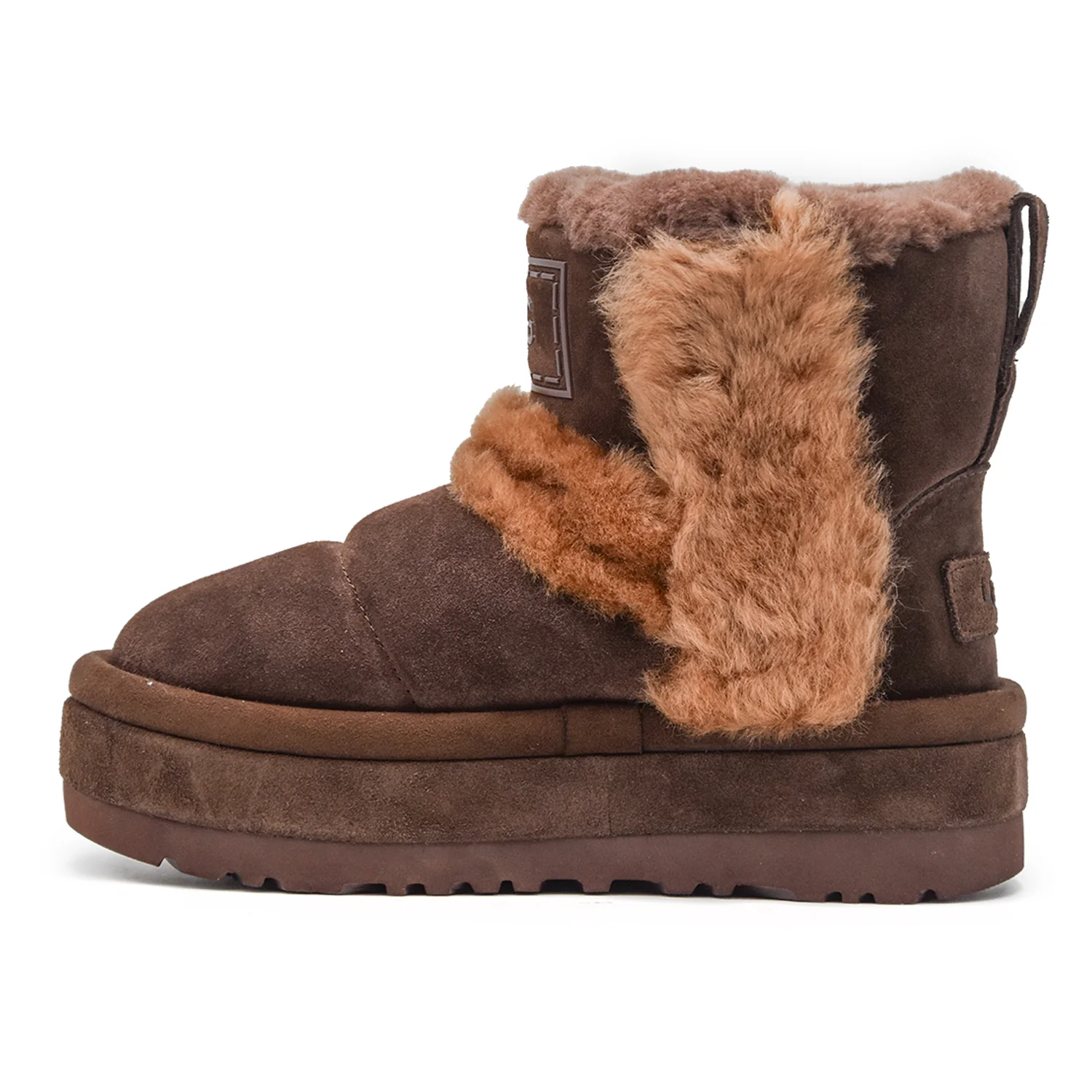 Stivaletti Donna Ugg Chillapeak Marrone Morbide Cuciture A Vista - Image 2