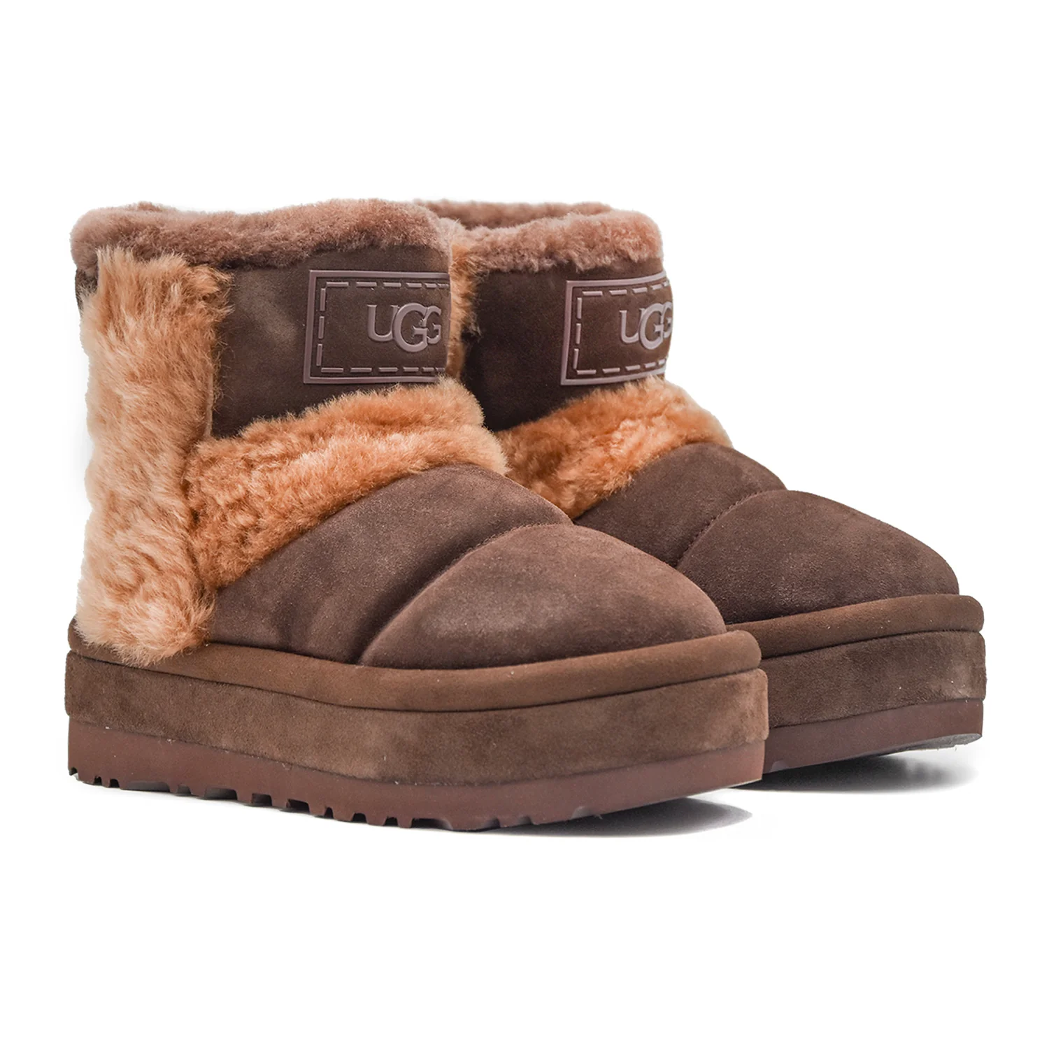 Stivaletti Donna Ugg Chillapeak Marrone Morbide Cuciture A Vista - Image 3