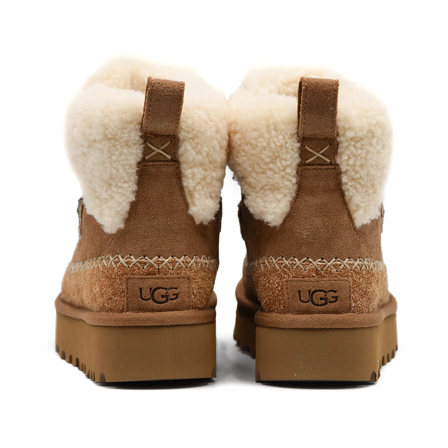 Ugg Stivaletti Alpine Lace-Up Chestnut Donna Ideale Per La Neve - Image 4