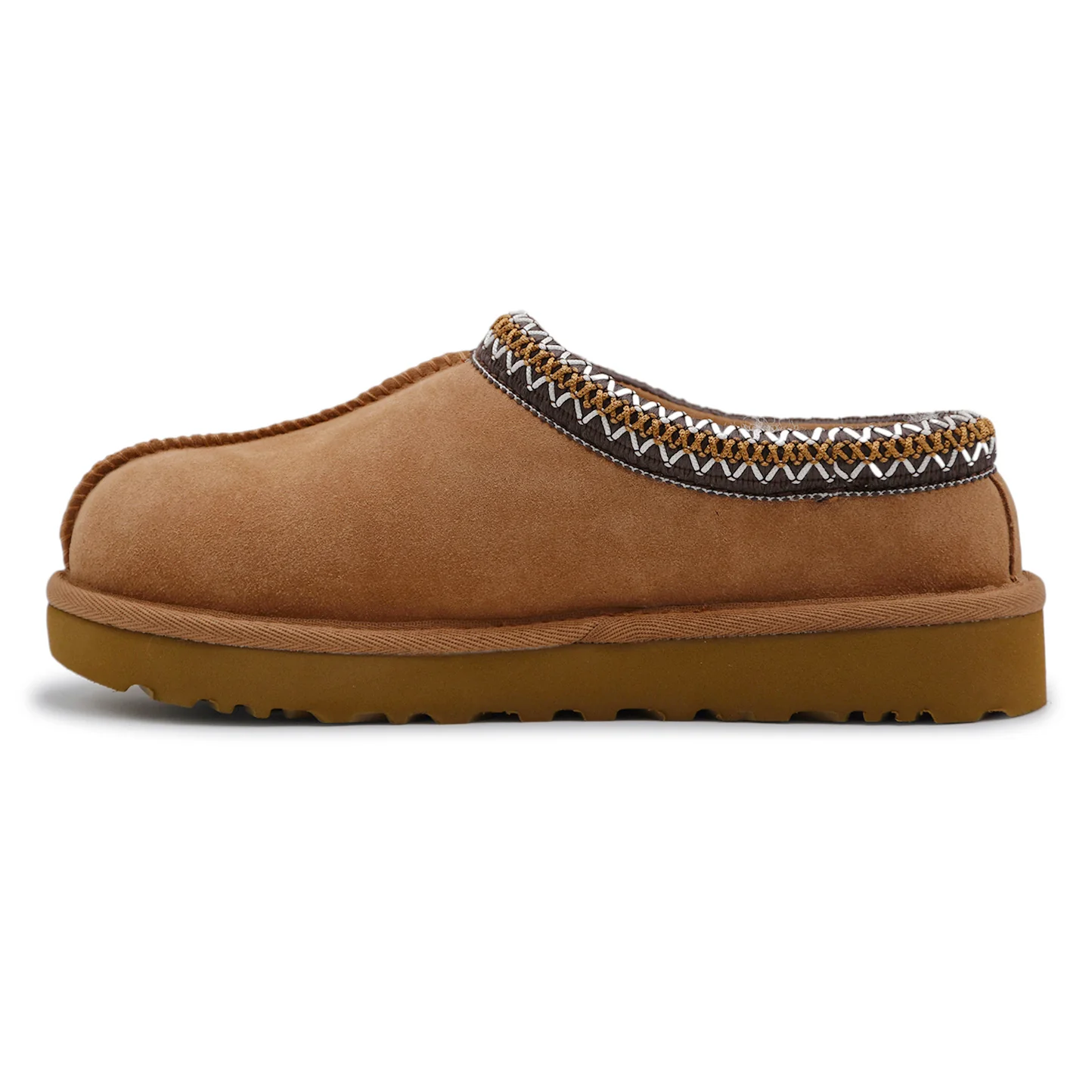 Sabot Donna UGG Tasman II Suede Chestnut Con UGGbraid Ricamato - Image 4