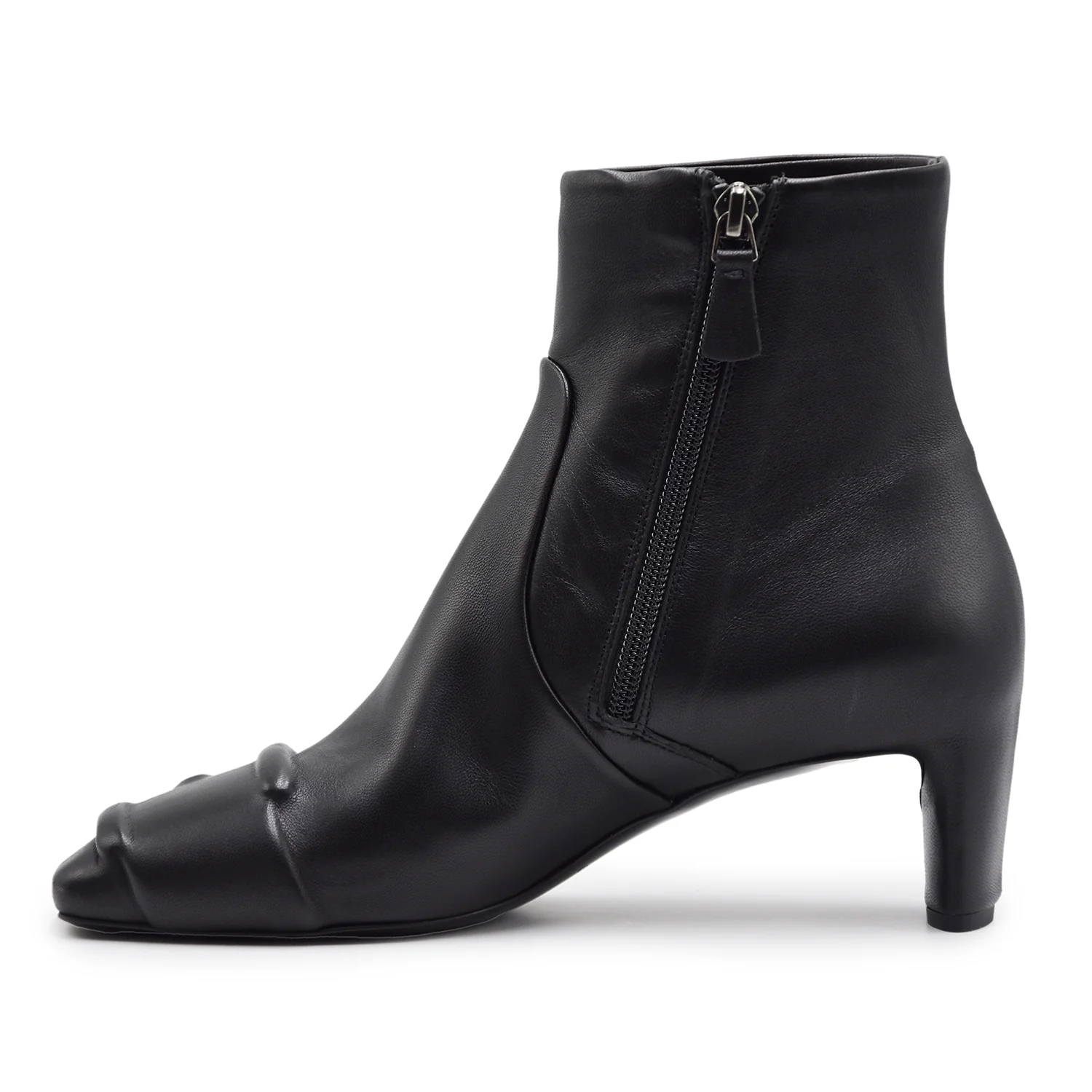 Stivaletti Del Carlo Donna Nero In Pelle Dallo Stile Raffinato - Image 4