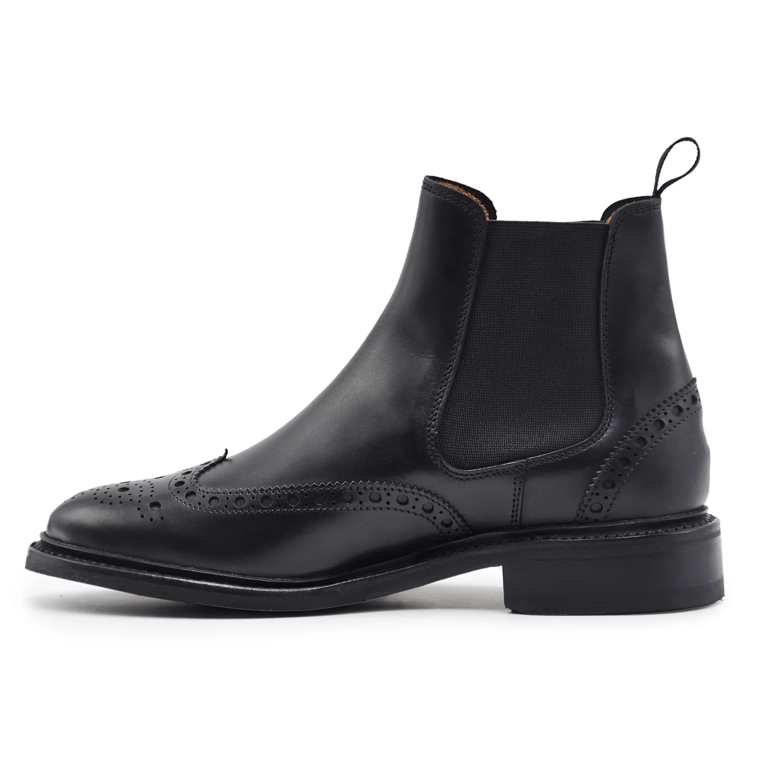 Stivaletti Chelsea Berwick 1707 Donna Nero In Pelle Spazzolata - Image 3