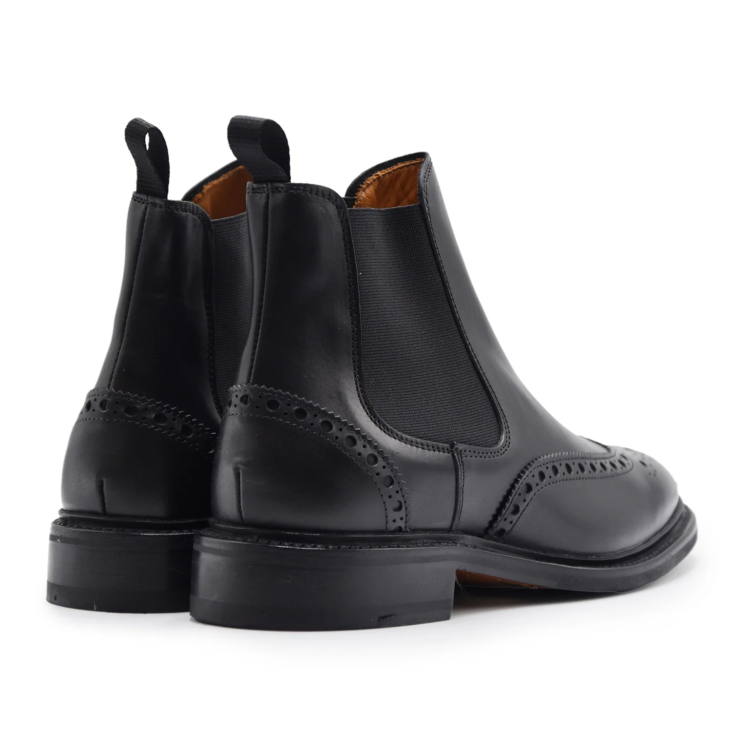 Stivaletti Chelsea Berwick 1707 Donna Nero In Pelle Spazzolata - Image 4