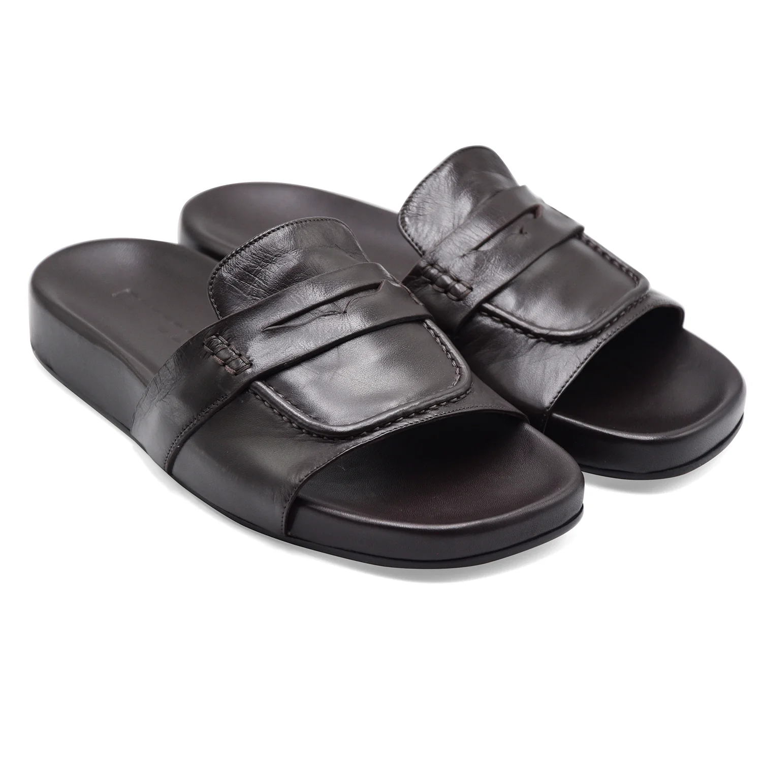 Sandali Design Mule Mocassino Donna Pomme D’Or Nero In Pelle - Image 2