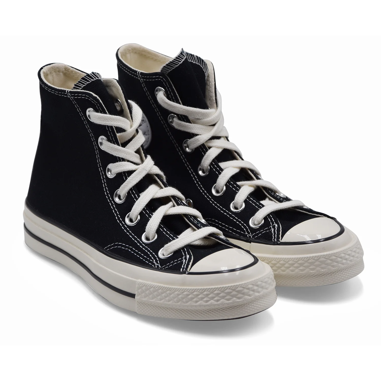Sneakers Donna Converse CHUCK 70 HI Tela Nera Modello Iconico - Image 3