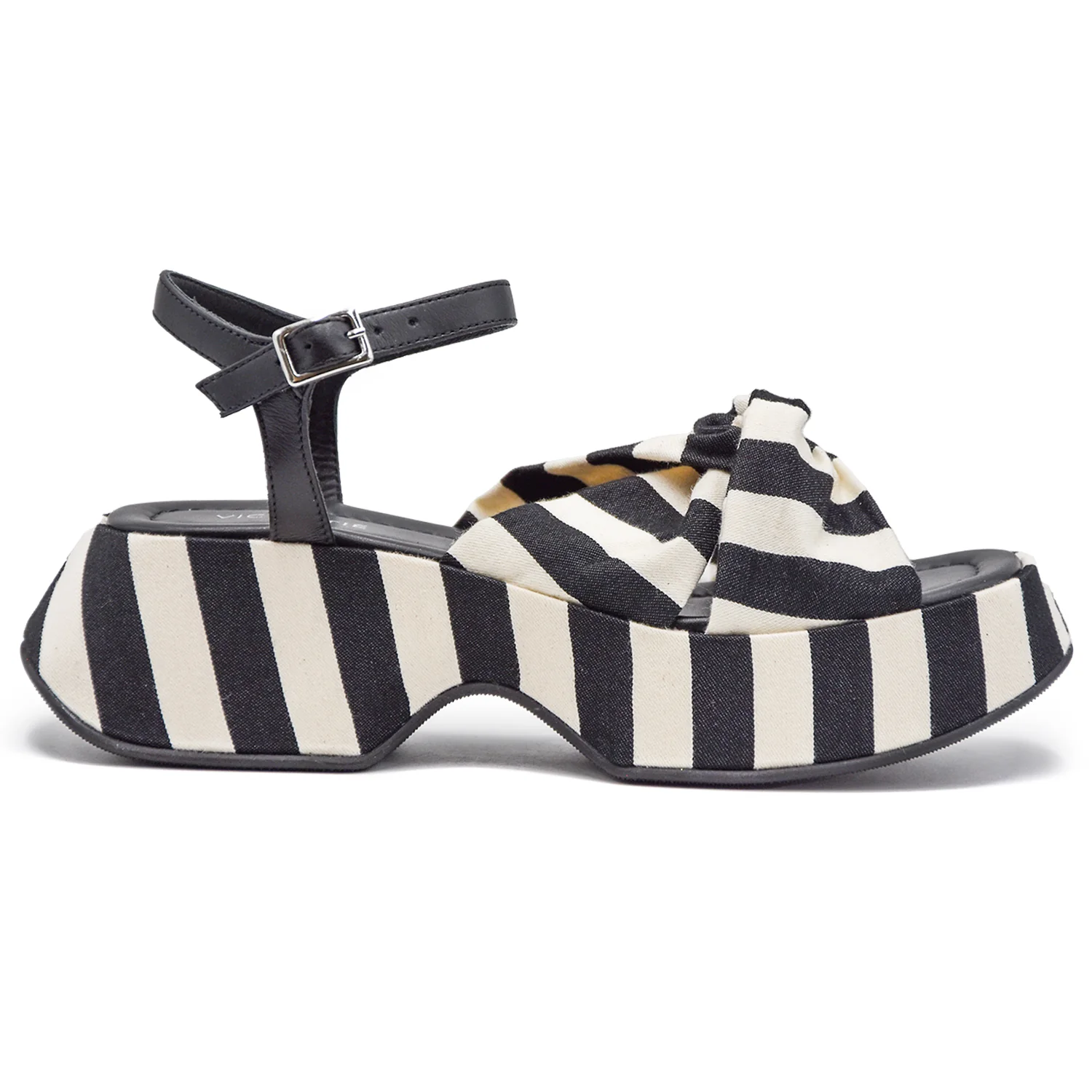 Sandali Donna Vic Matiè Mini Yoko Marine Bianco Nero Da Donna