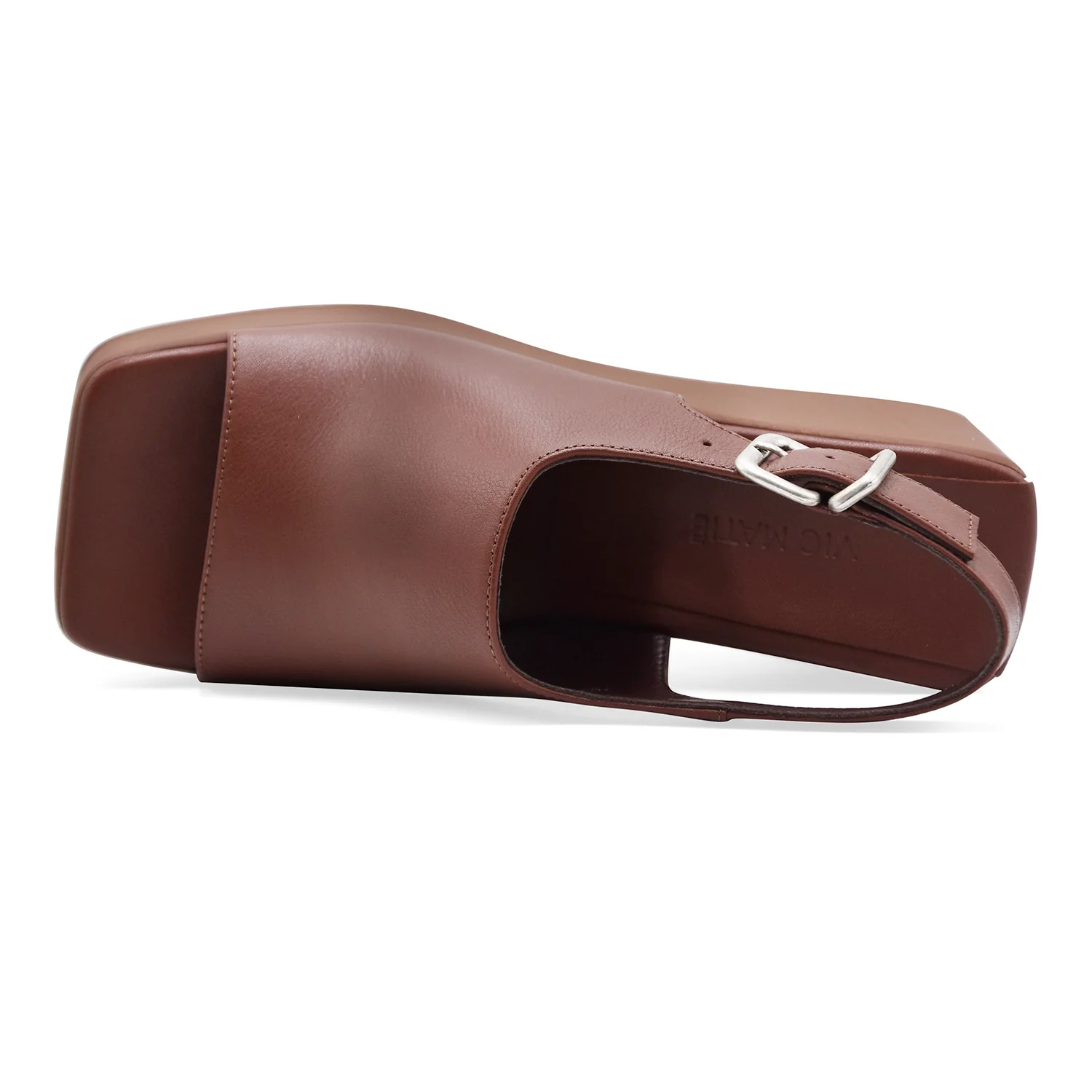 Vic Matié Sandali Donna TRAVEL 338 Pelle Ebano Chic Particolari - Image 5