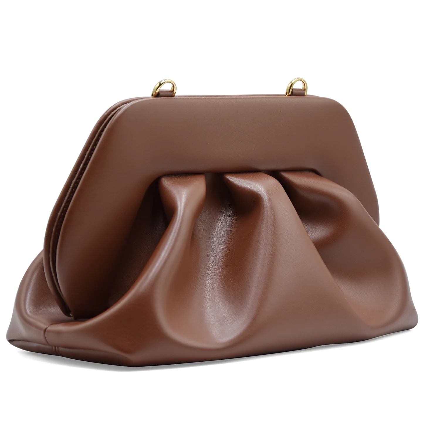Borsa THEMOIRè Bios Medium Marrone Vegan Fabric Friar Brown - Image 2