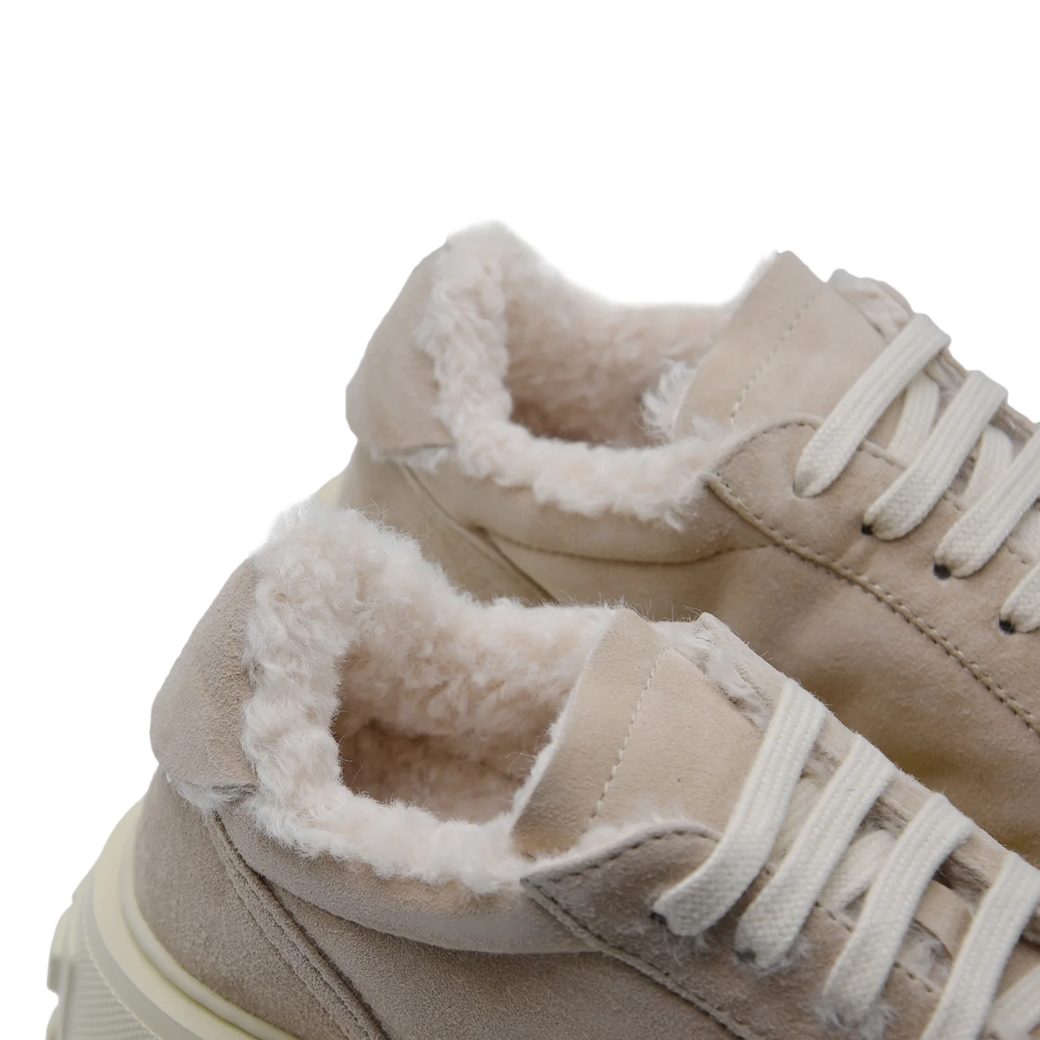 Sneakers Casadei Donna Nexus Alpsenales Iceberg In Suede Beige - Image 6