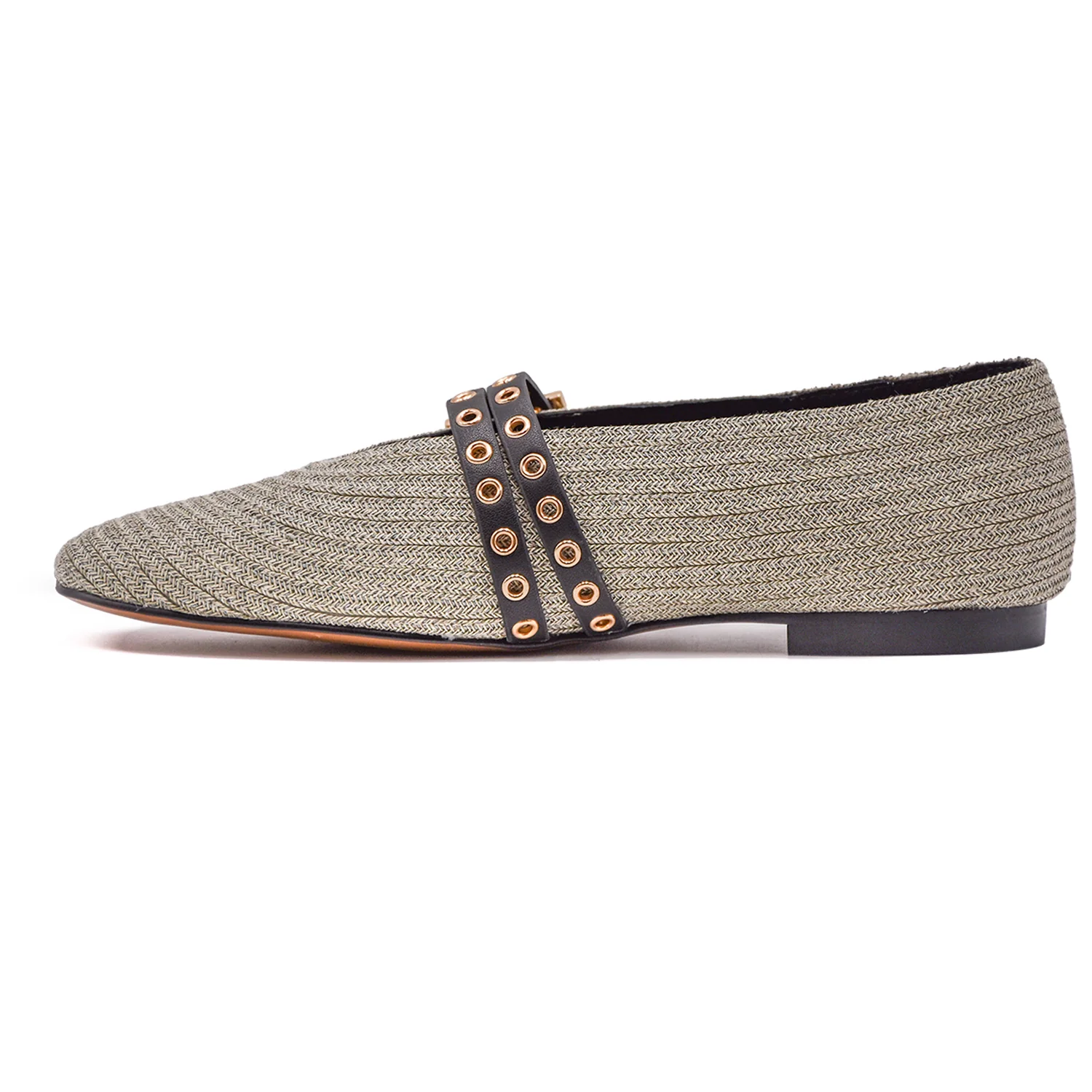 Ballerine Bibi Lou Donna Rafia Xera Flat Con Fibbie Regolabili - Image 3