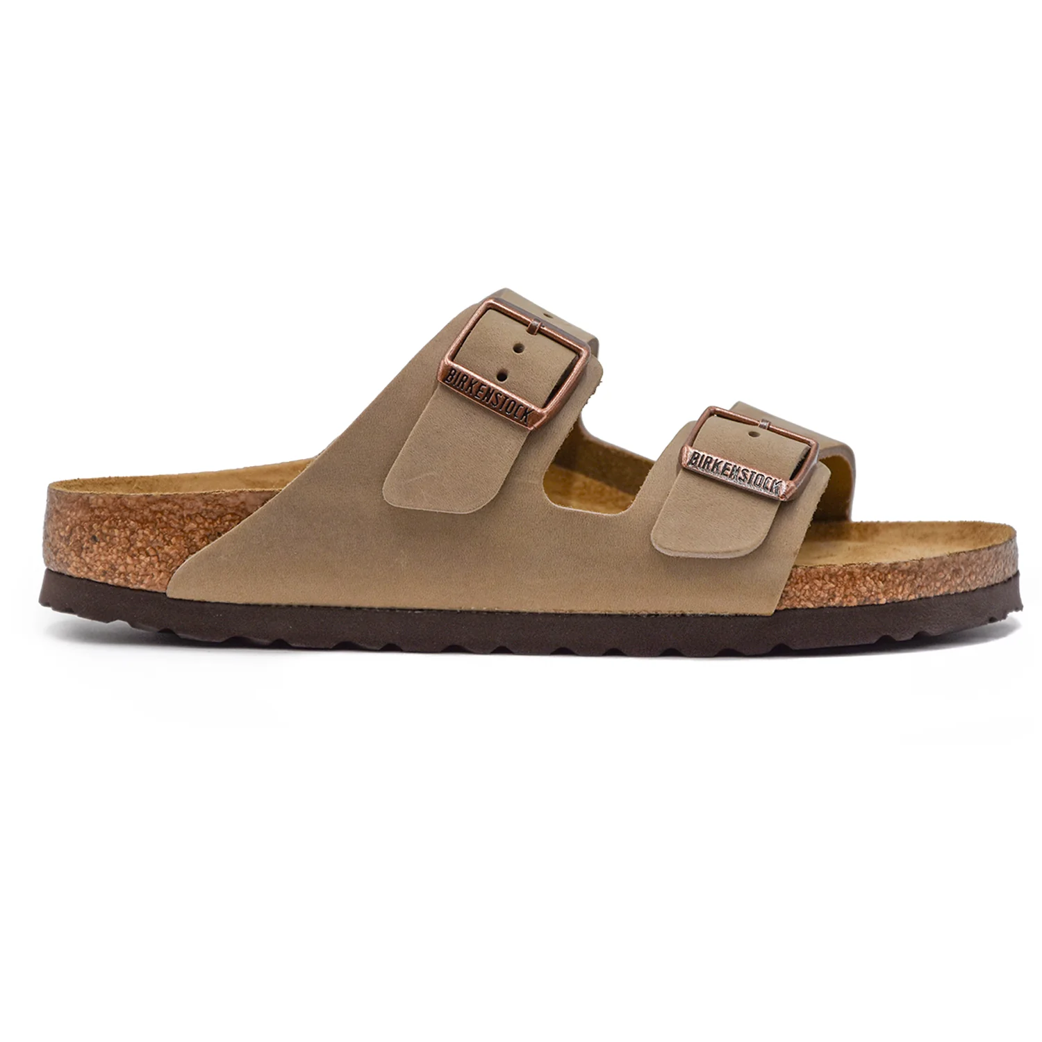 Sandali Birkenstock Arizona Donna Tabacco Brown Plantare Morbido
