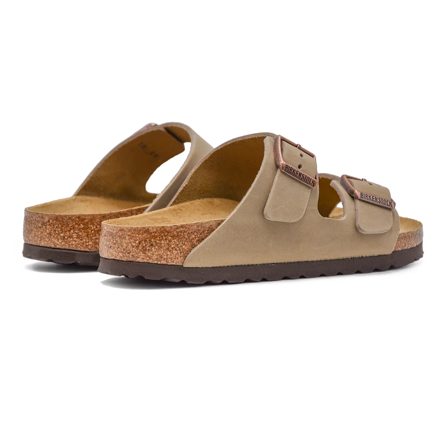 Sandali Birkenstock Arizona Donna Tabacco Brown Plantare Morbido - Image 4