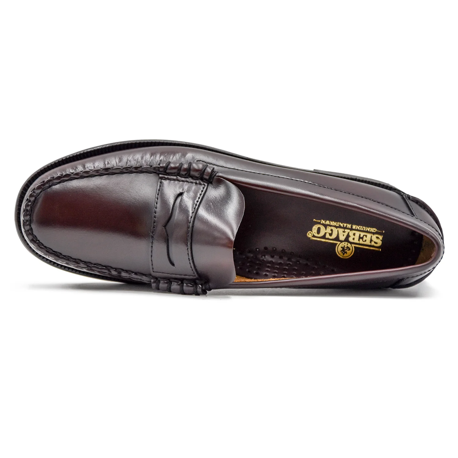 Mocassini Sebago Uomo Classic Dan Brown Burgundy In Pelle - Image 4