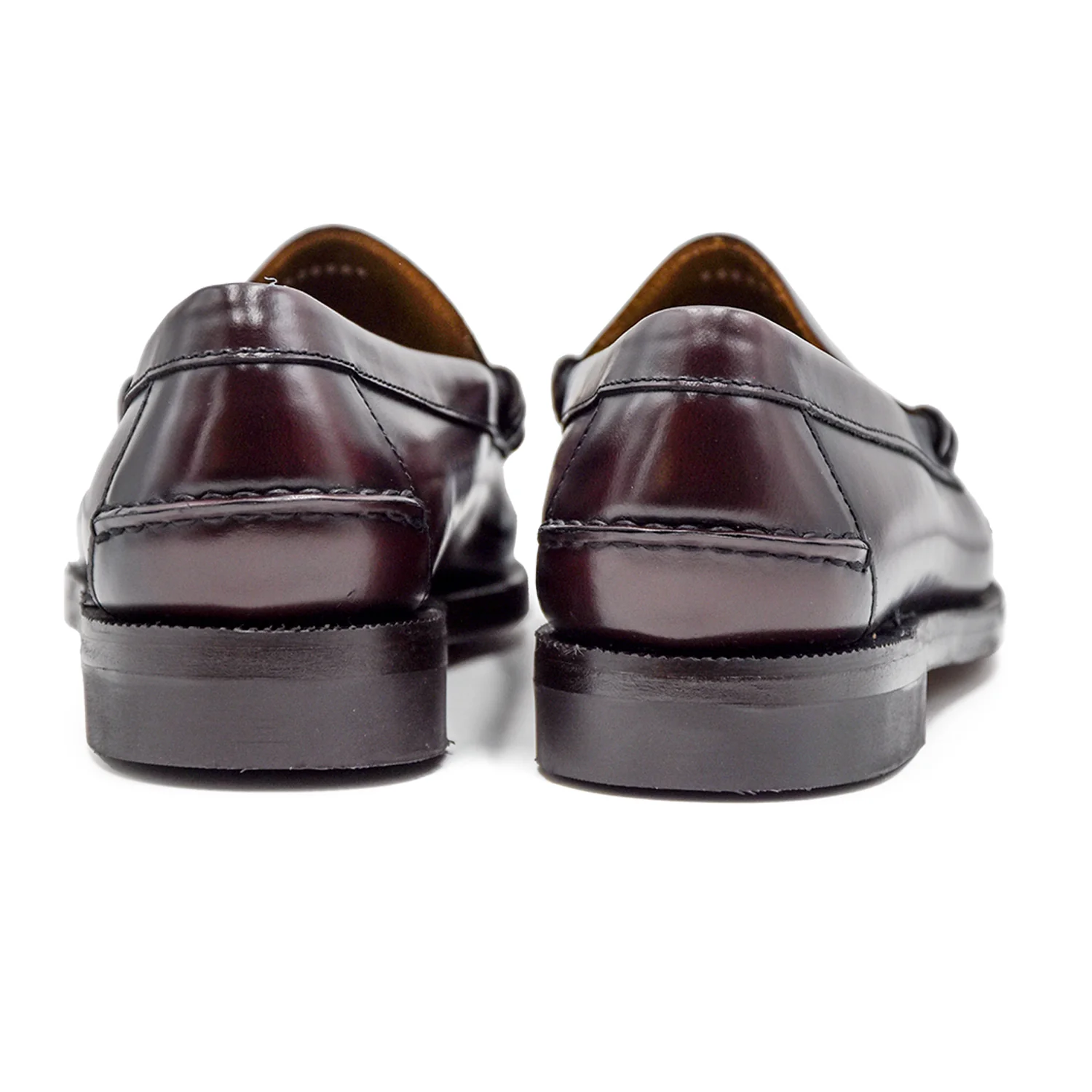 Mocassini Sebago Uomo Classic Dan Brown Burgundy In Pelle - Image 5