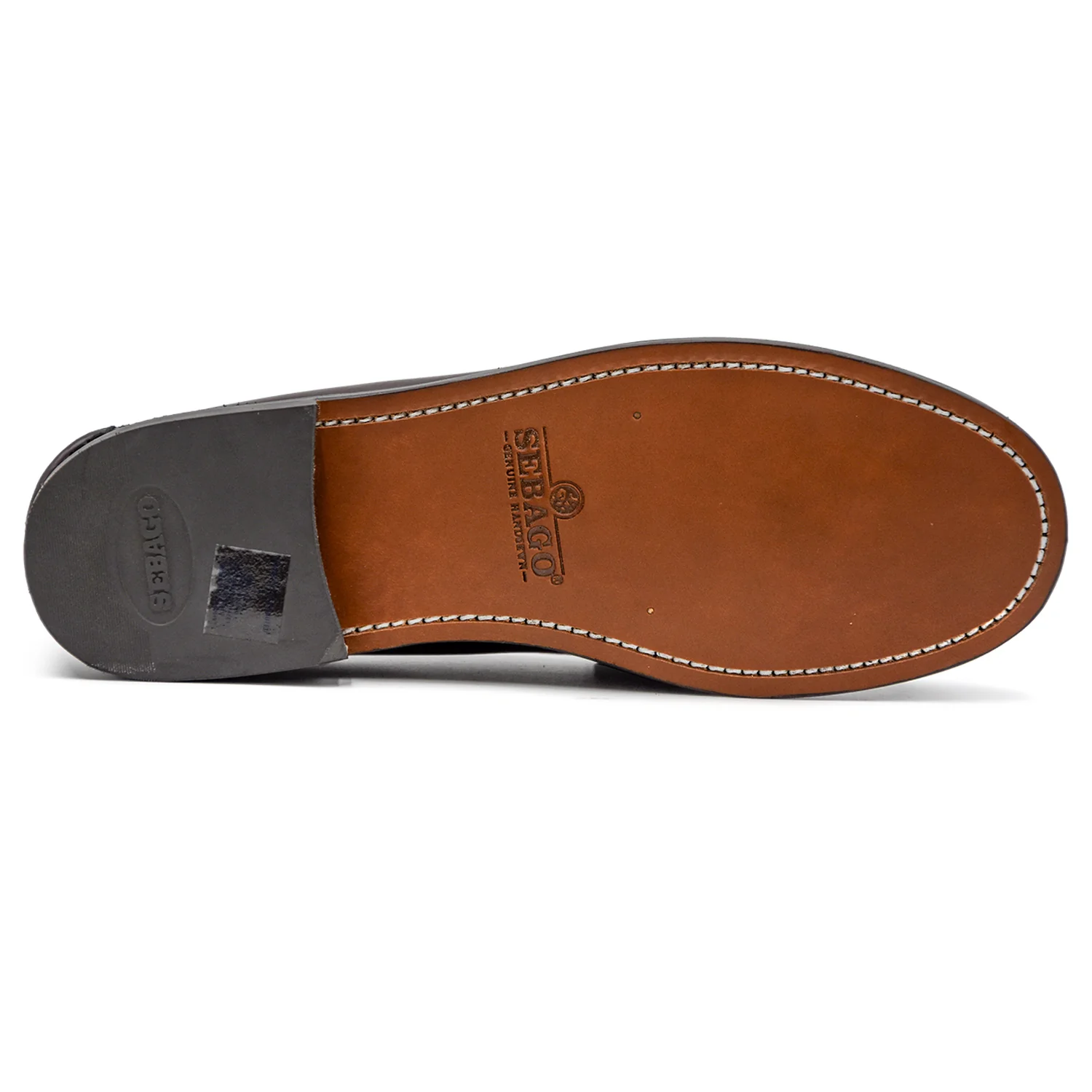 Mocassini Sebago Uomo Classic Dan Brown Burgundy In Pelle - Image 6