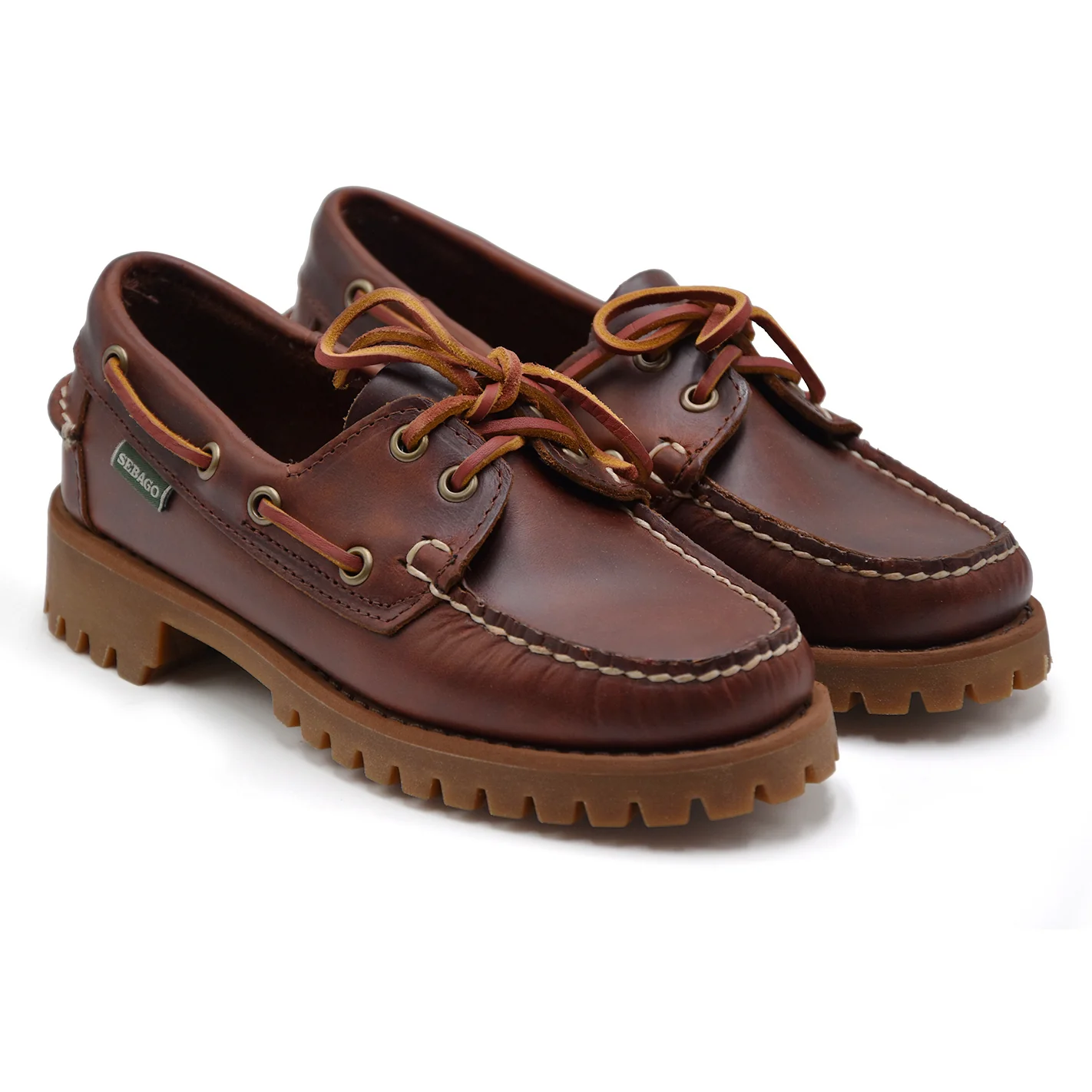 Allacciata Sebago Ranger Waxy Marrone Donna Suola Carrarmato - Image 2