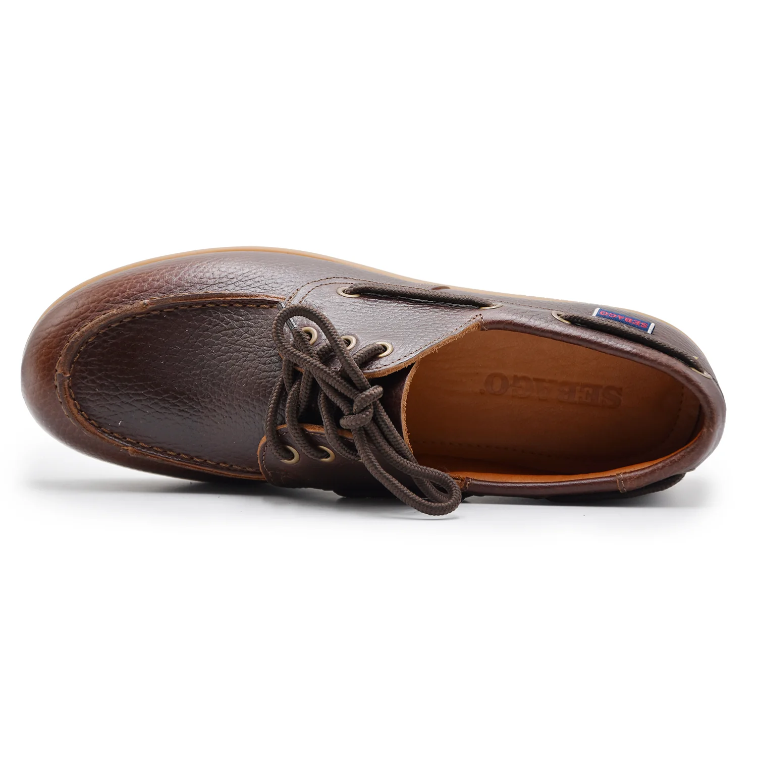 Allacciata Sebago Portland Gary Jobson Uomo Pelle Downtown Brown - Image 5