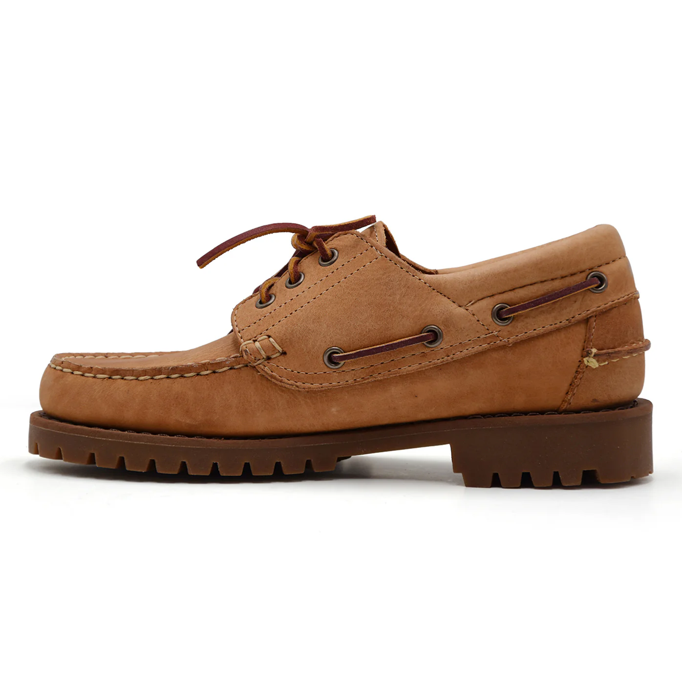 Allacciata Sebago Acadia Crazy Horse Uomo In Pelle Brown Tan - Image 4