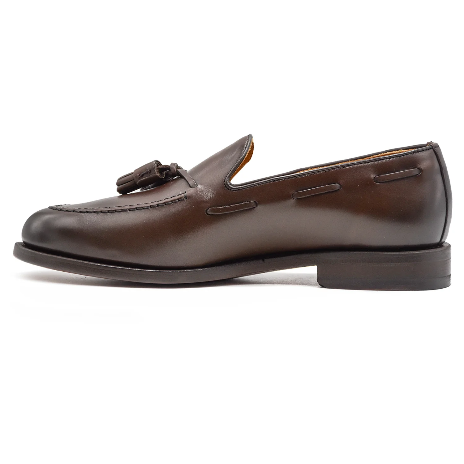 Mocassini Berwick 1707 Marrone Uomo Suola Resistente All'Abrasione - Image 5
