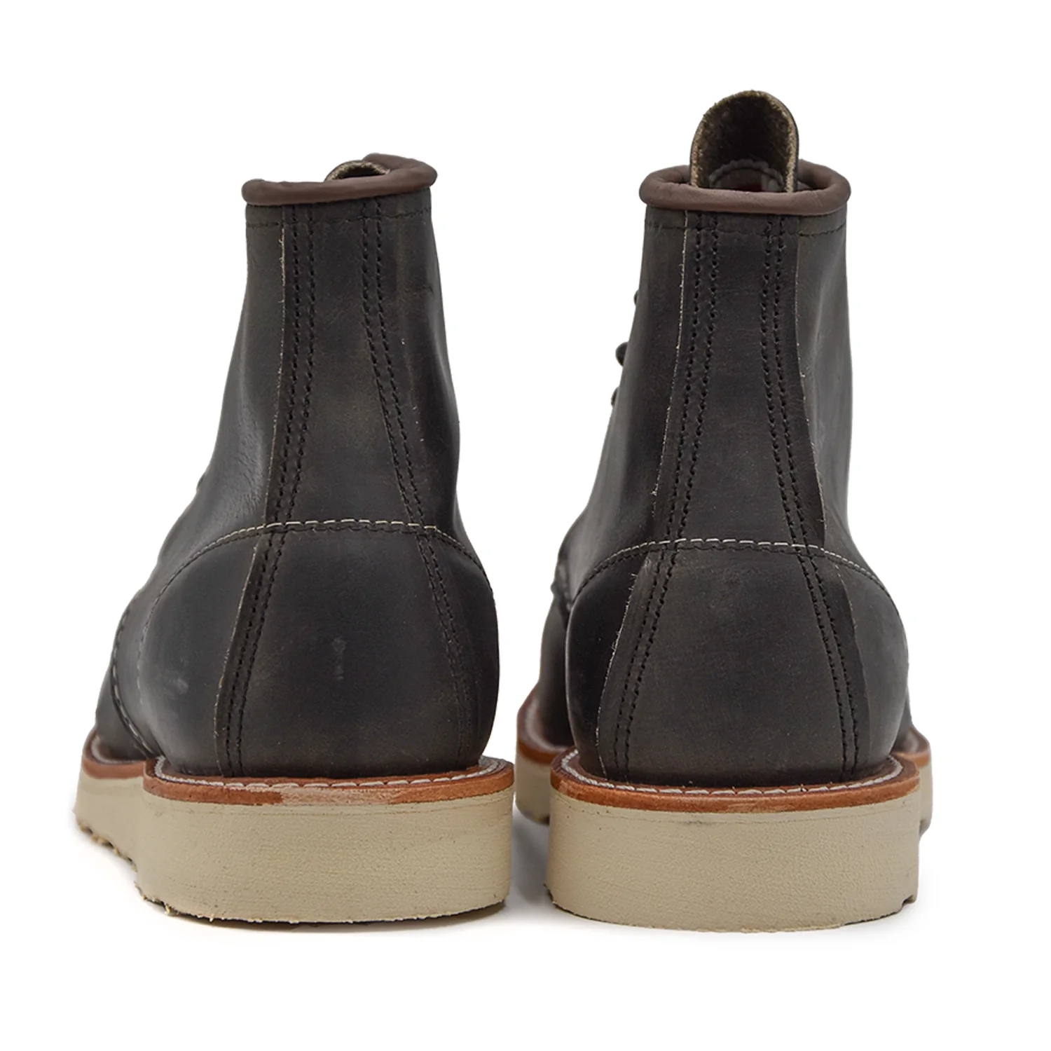 Red Wing Polacchini Grigio Uomo Con Suola Cushion Crepe Wedge - Image 3