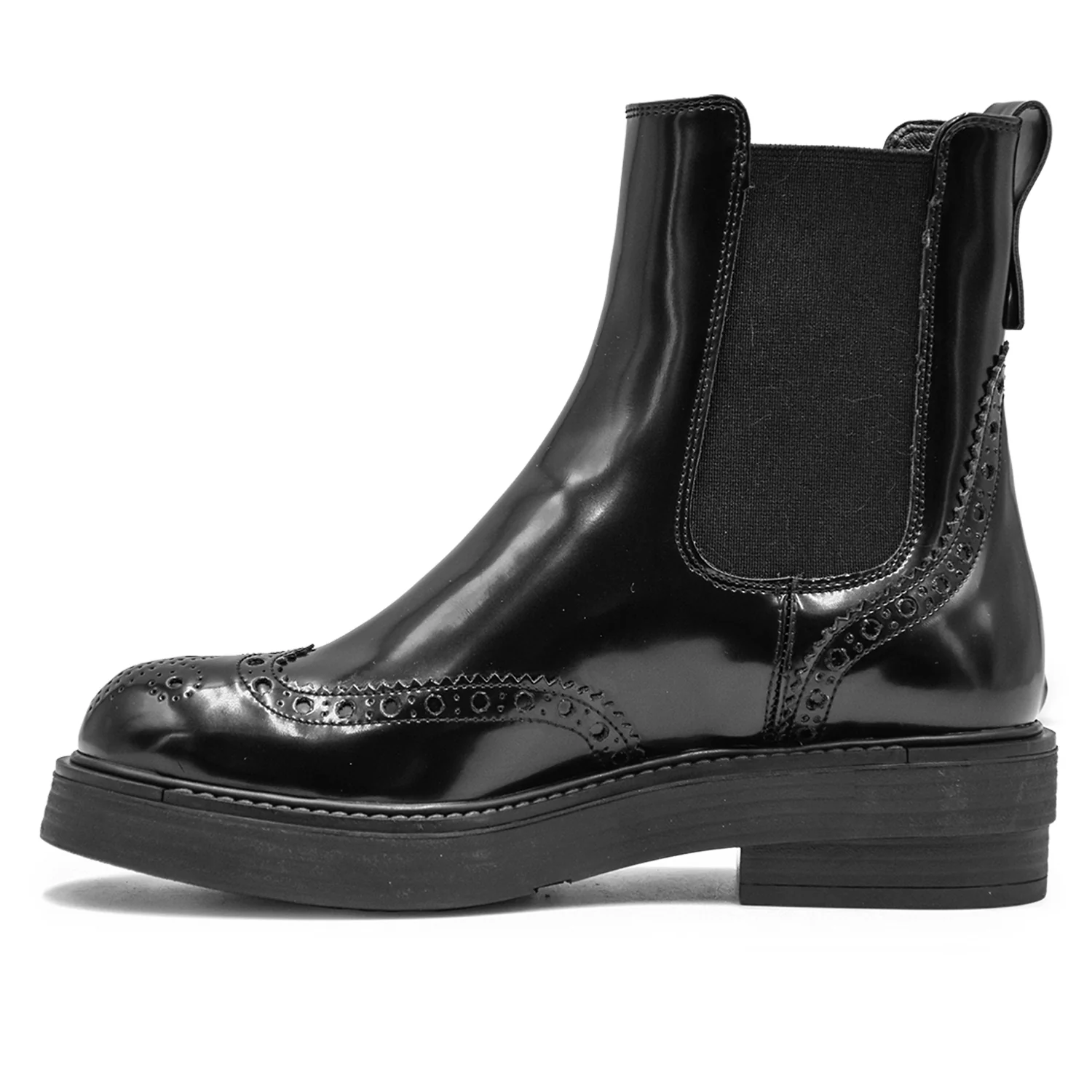 Strategia Stivaletti Donna Prince Motivo Brogue Made In Italy - Image 3
